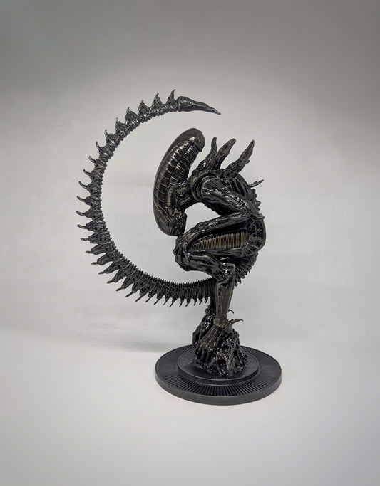 Alien Xenomorph Birth 3D Printed Resin Figure Hand-Painted 12.2" (31cm) Sci-Fi Art