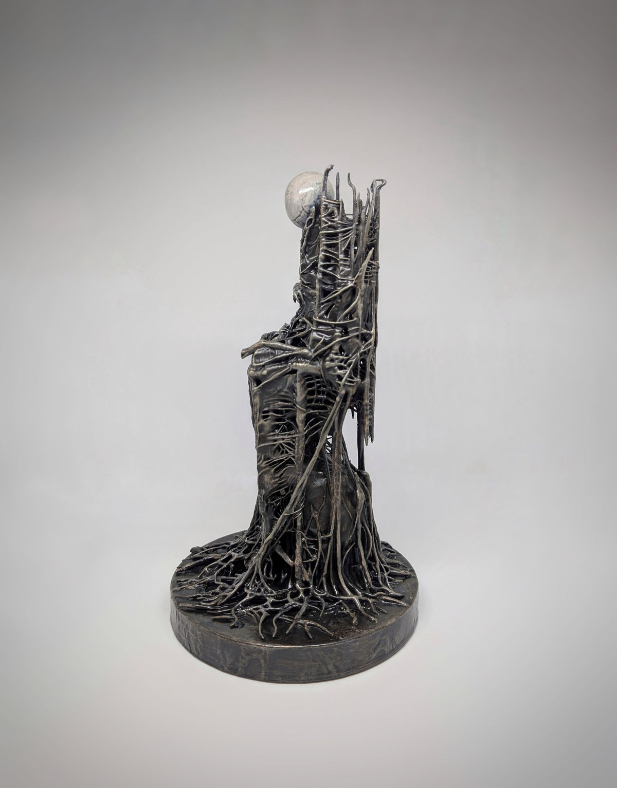 Inspired by Zdzisław Beksiński - RZ - 3D Resin Sculpture, Hand-Painted, 11.02 inches (28 cm)