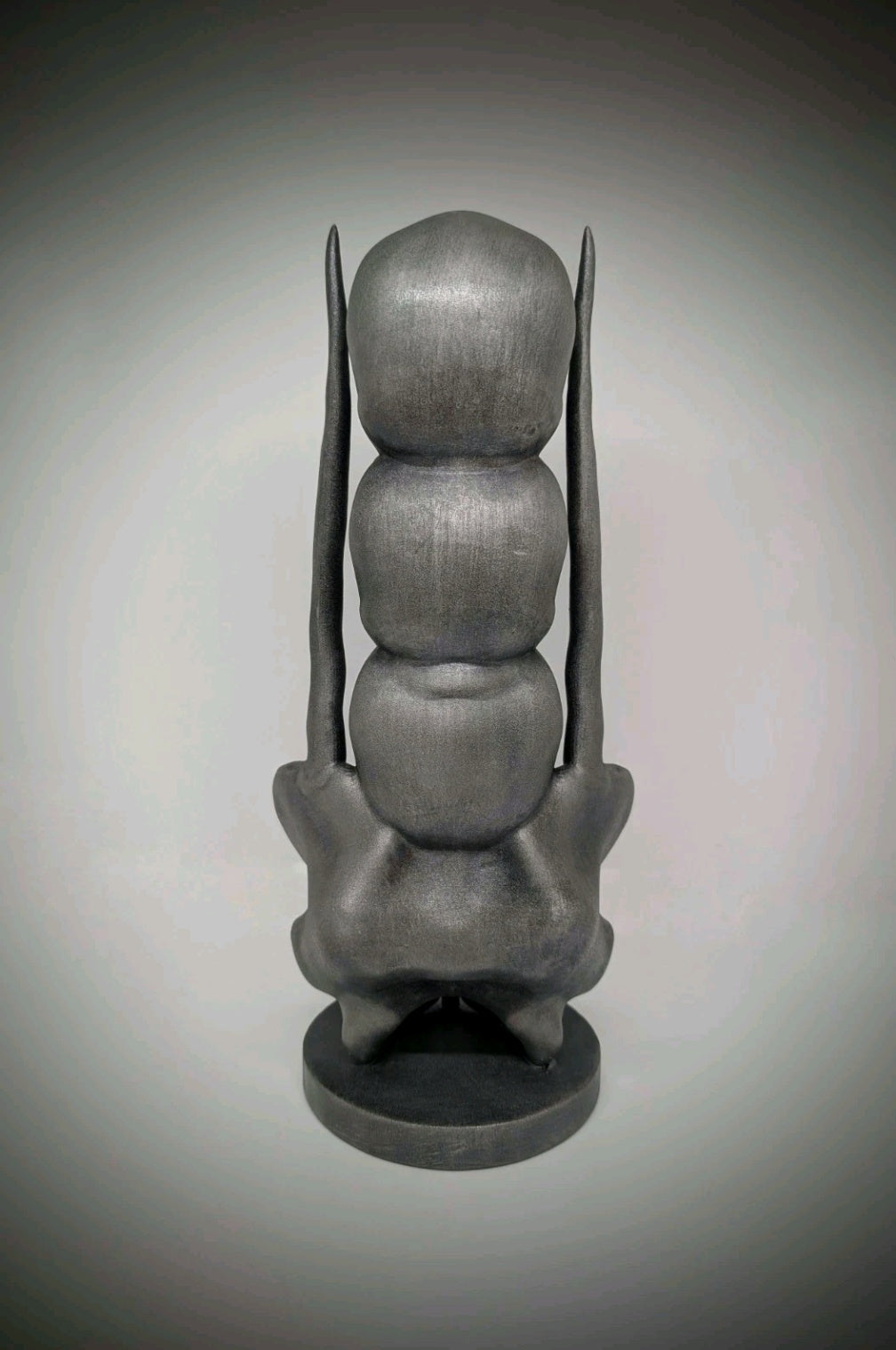 Biomechanical Art Sculpture 3D Printed Resin Hand-Painted 12.6" (32 cm)