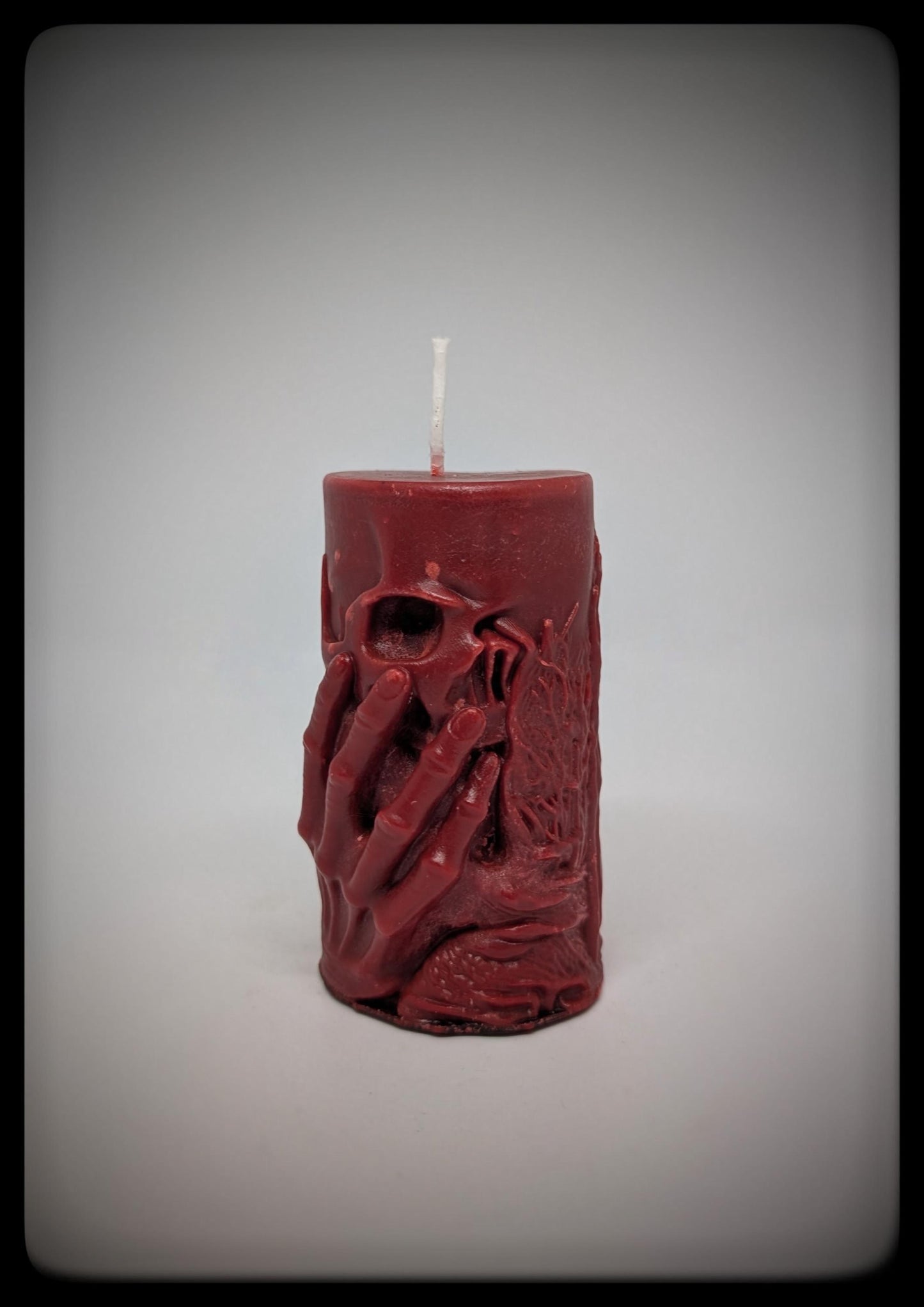 Gothic Skull Handmade Candle Height 3.74in (9.5 cm/95mm) Gothic Home Decor