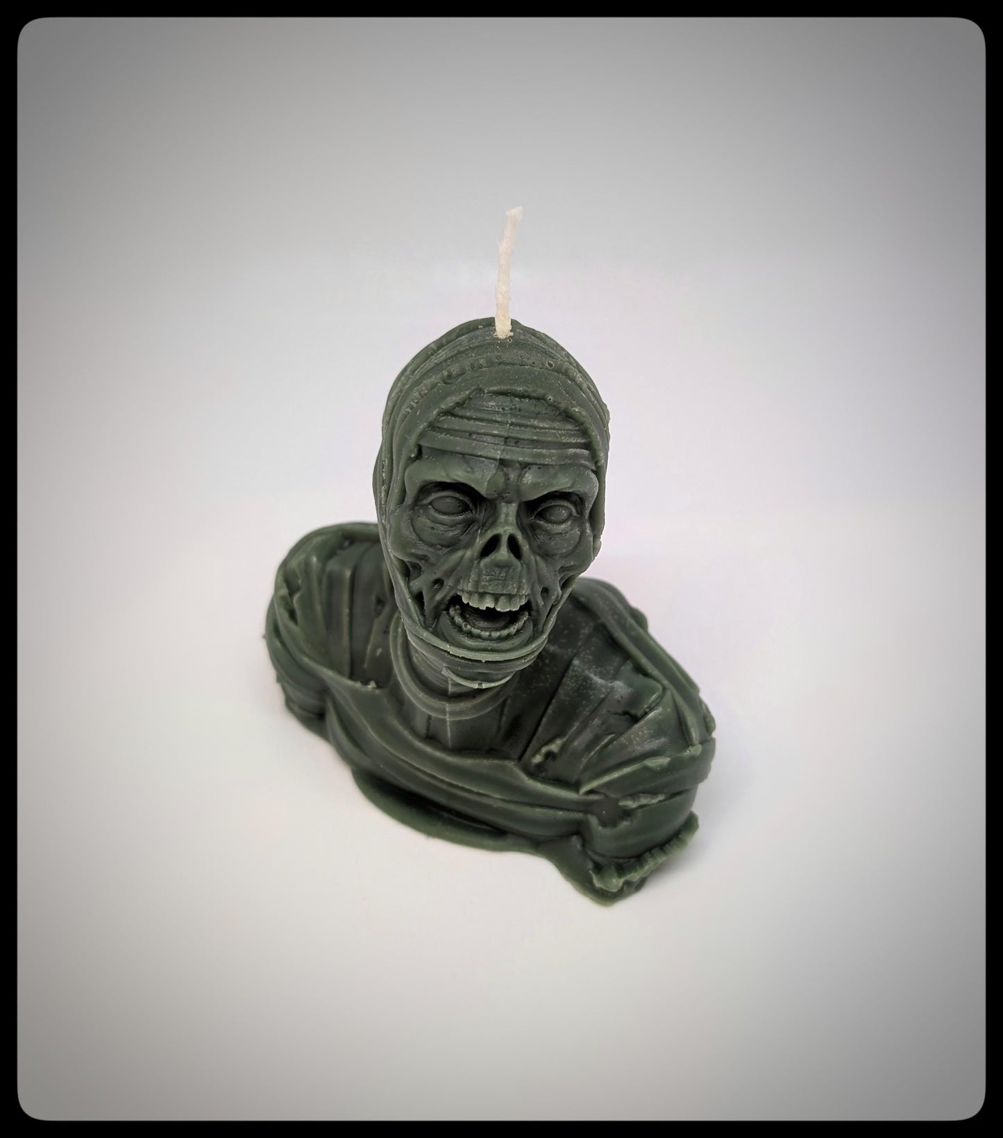Vegan Mummy Candle -Height 3.74 inches (9.5 cm /95 mm)