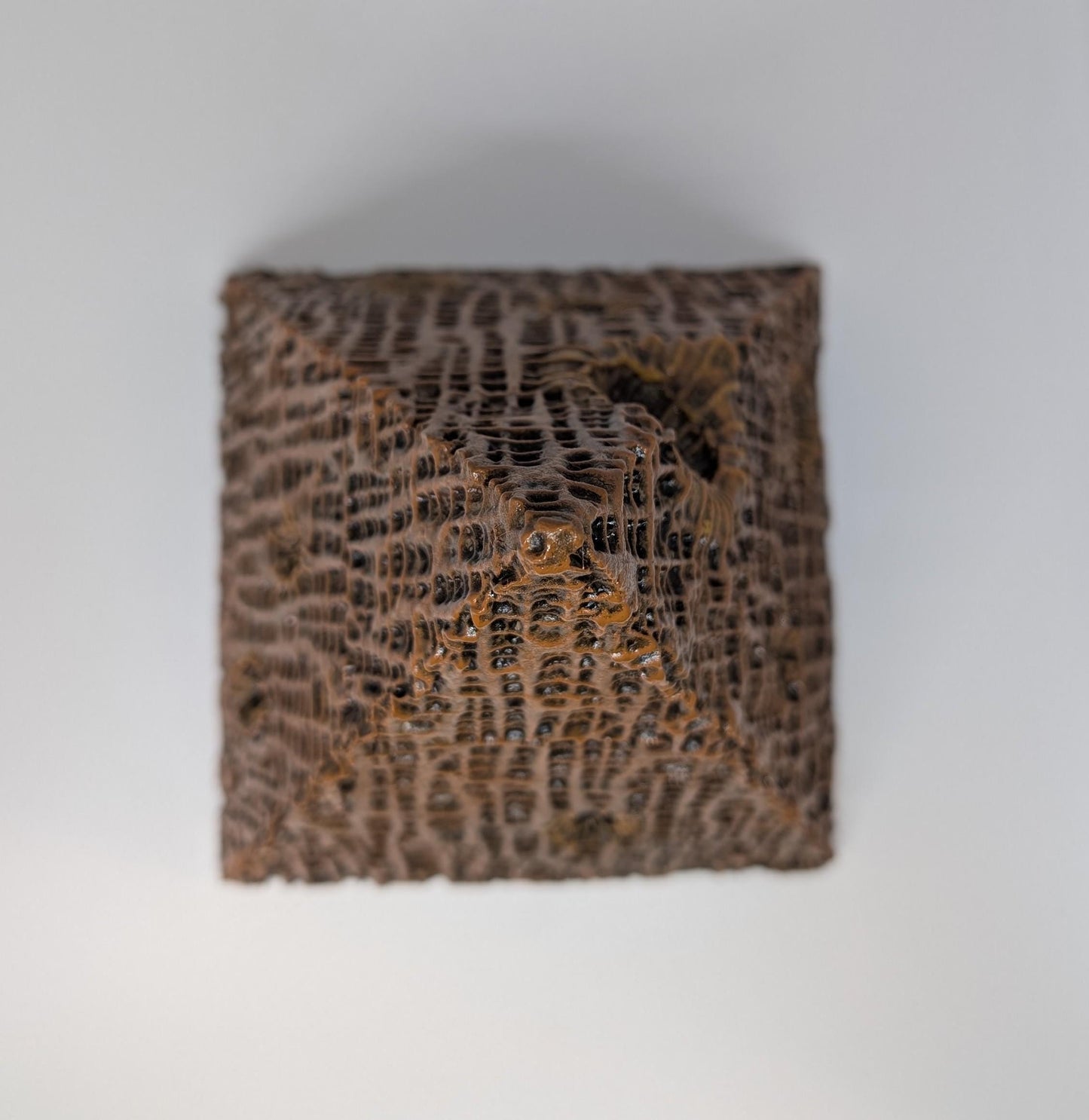 Inspired by Zdzislaw Beksinski- Ashen Wastes Pyramid / 3D printing resin 8.7"