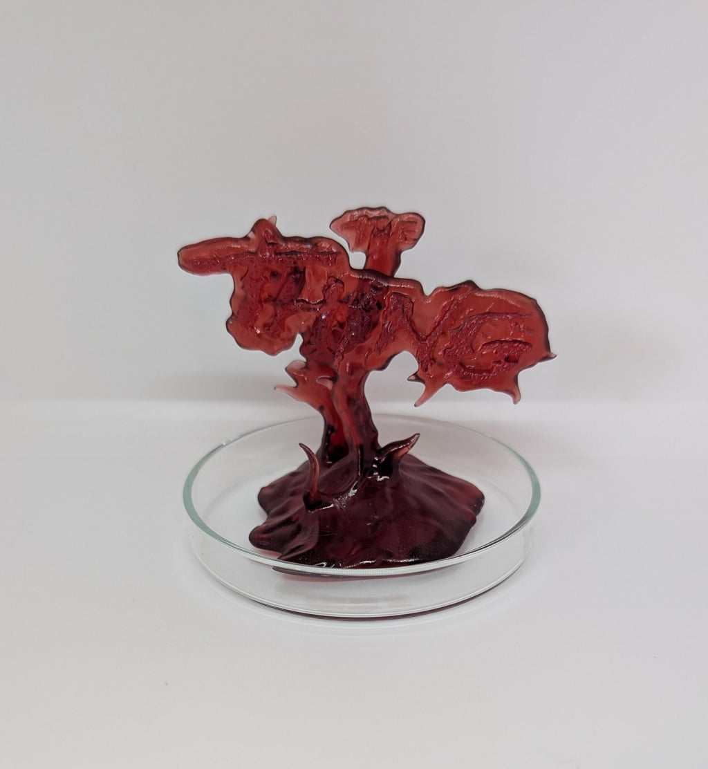 The Thing Blood Test | 3D Printed Resin | Glass Petri Dish | 3.5 in Tall
