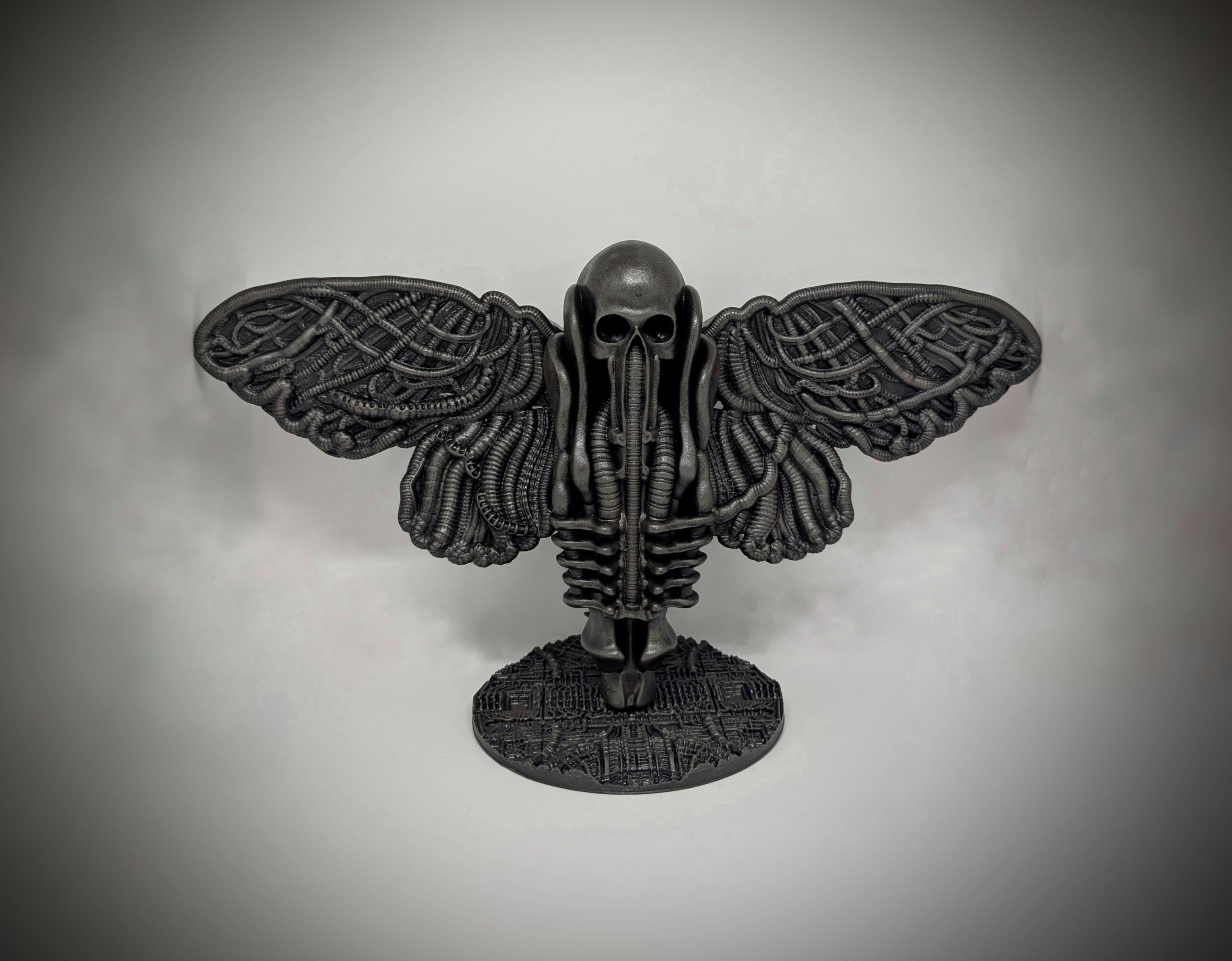 Inspired H.R. Giger - Death Moth / Width 15.3 in (39 cm / 390 mm) / Design Carlito Brigante