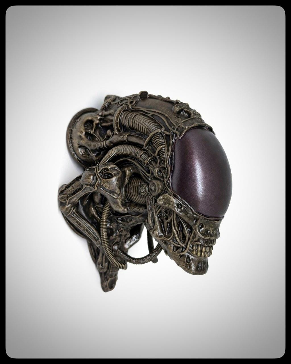 Inspired by H.R. Giger Alien Hybrid – 3D Resin Wall Sculpture 11.2" (28.5cm)