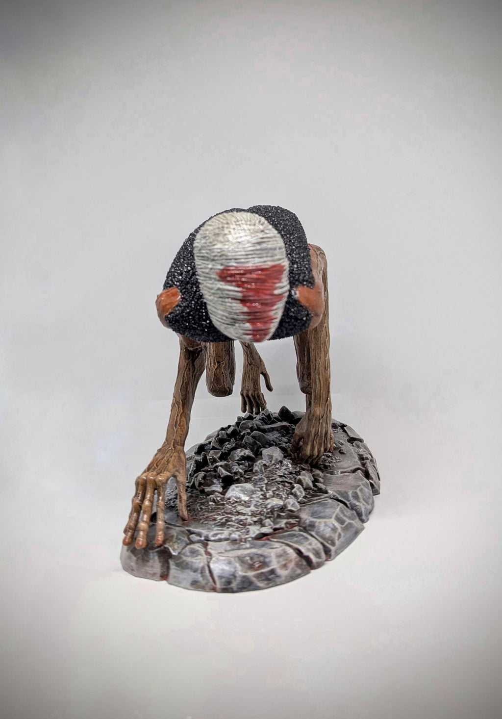 Inspired by Zdzisław Beksiński – Crawling Death 3D Resin Sculpture Length 10.8" (27.5 cm/275mm)