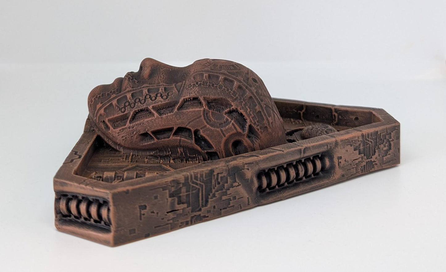 Inspired by H.R. Giger Biomechanical Triangle 5.9" 3D Resin Print Model