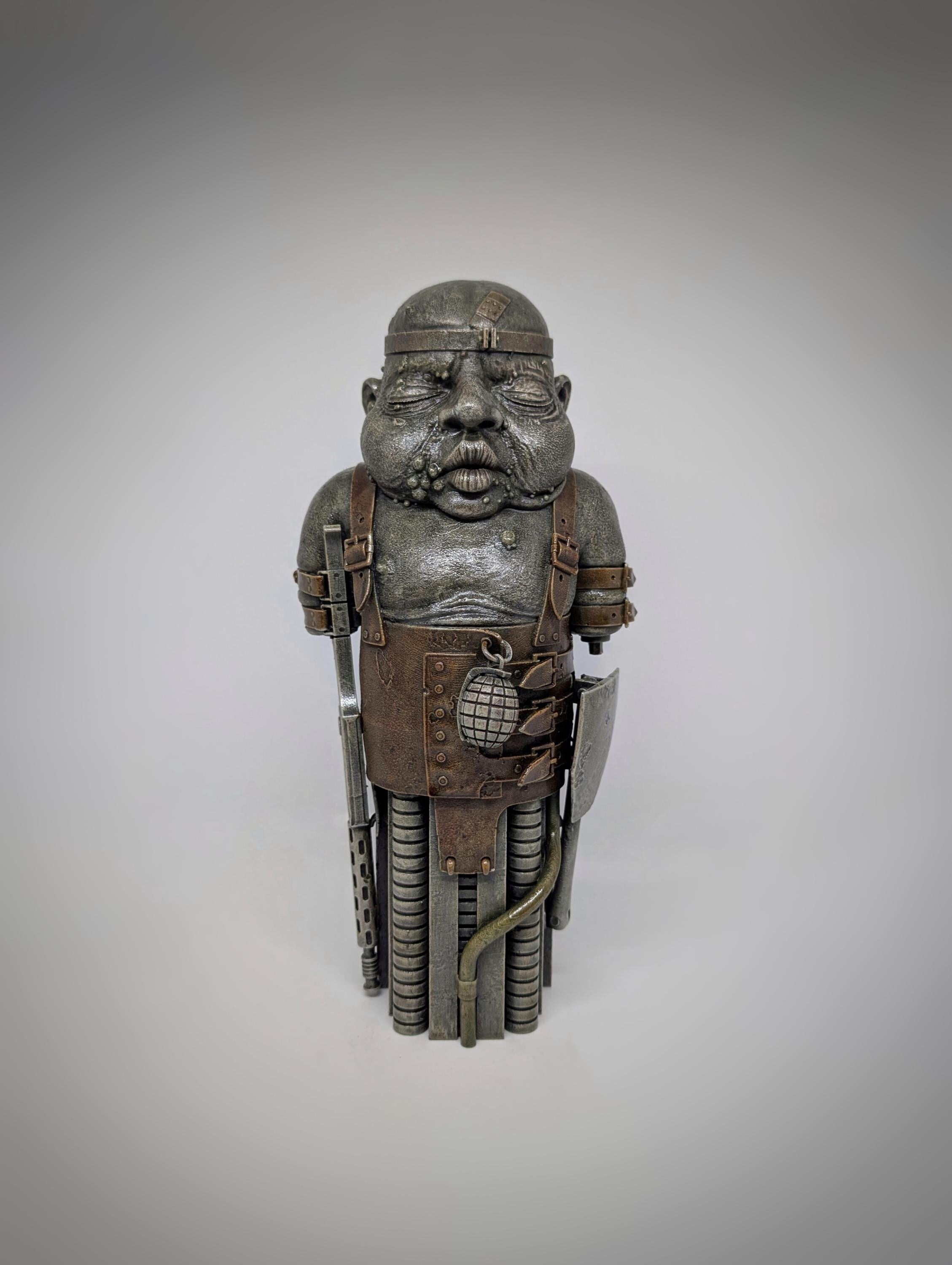 Inspired by HR Giger Biomechanoid I Sculpture Statue 11.2in (28.5cm/285mm) 3D Resin