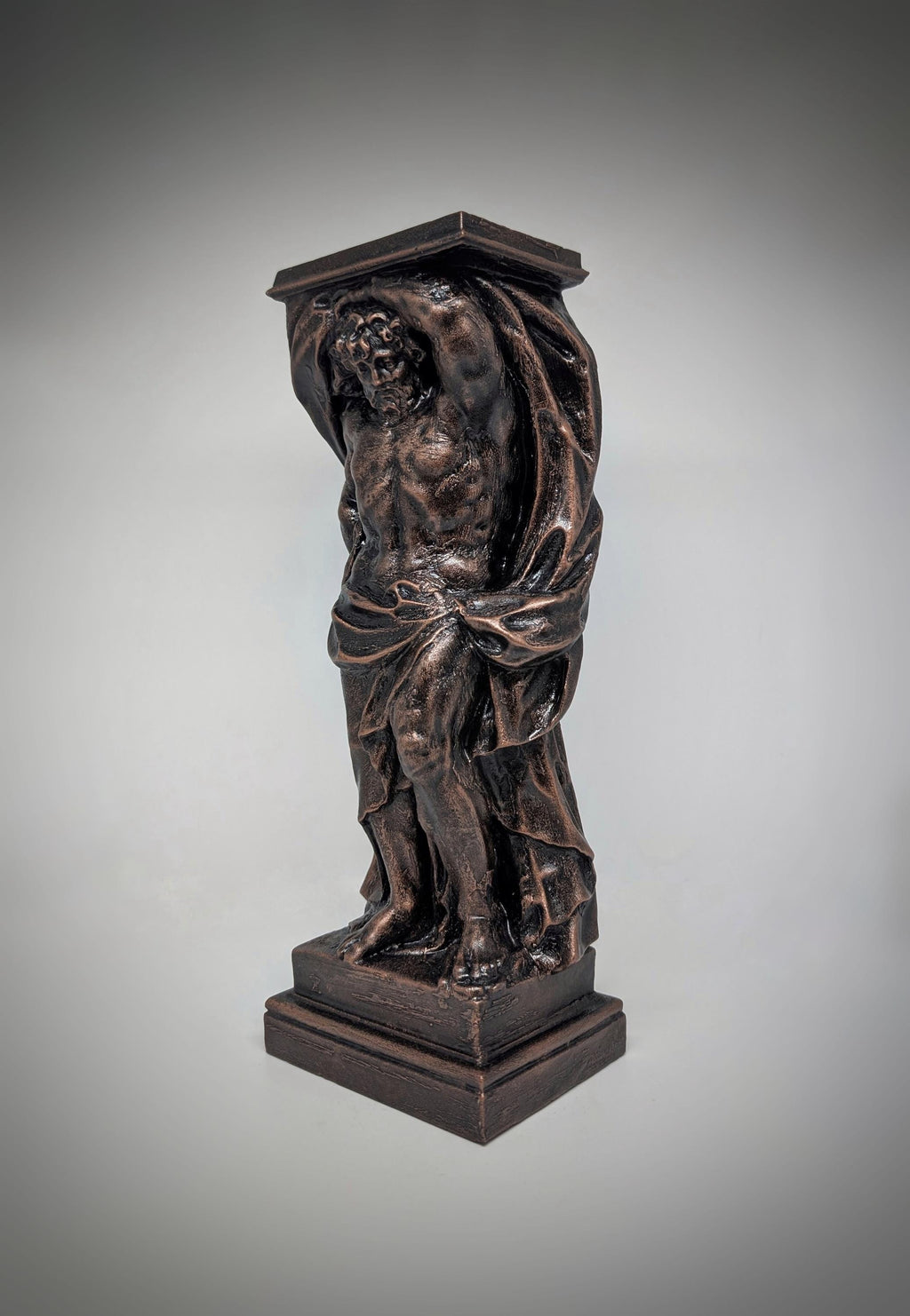 Atlas Titan Statue 11.4" (29 cm/290mm) Hand-Painted 3D Resin Sculpture Figure