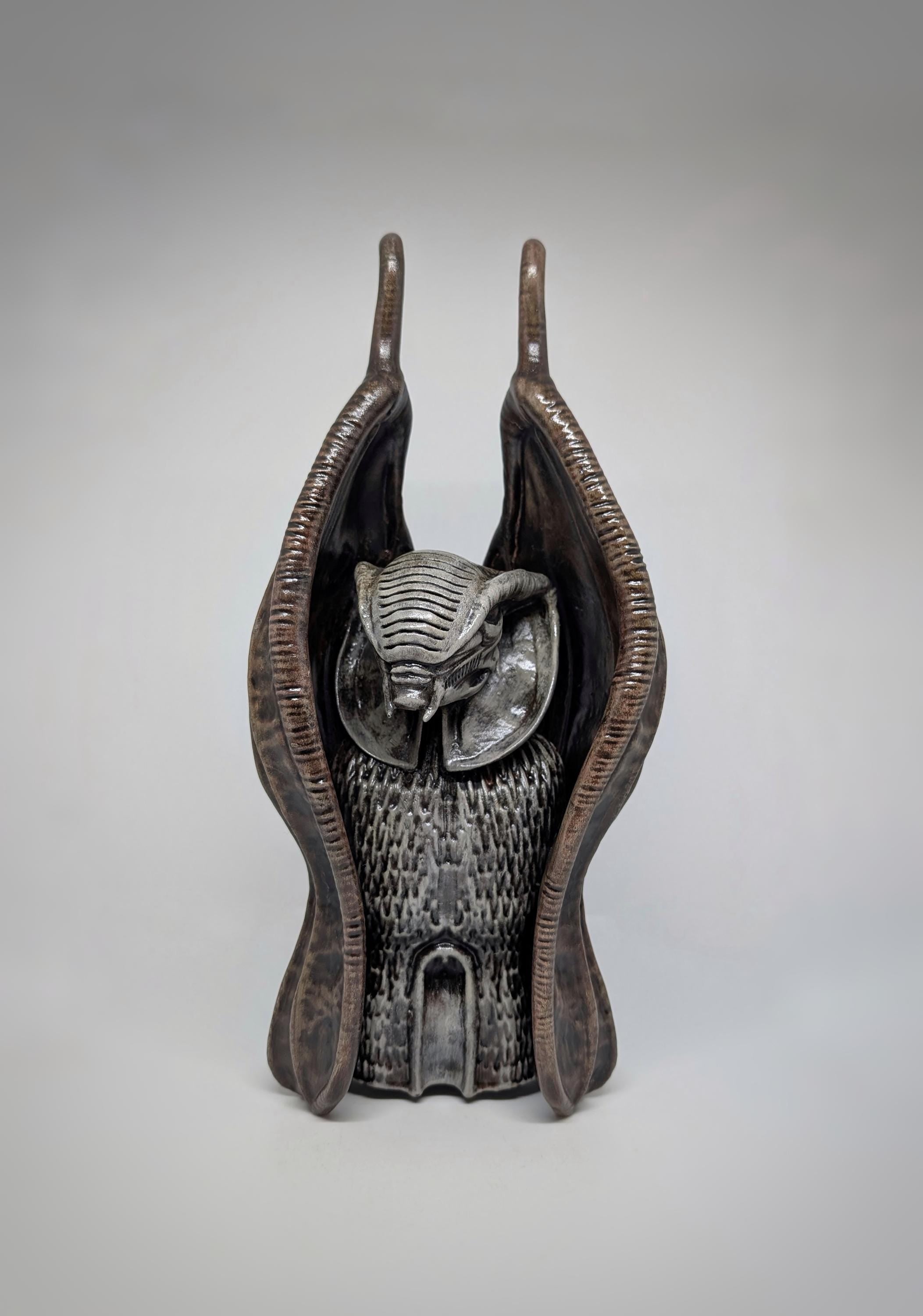 Inspired by H.R. Giger – The Tourist /11.8" (30 cm)  3D Resin Sculpture