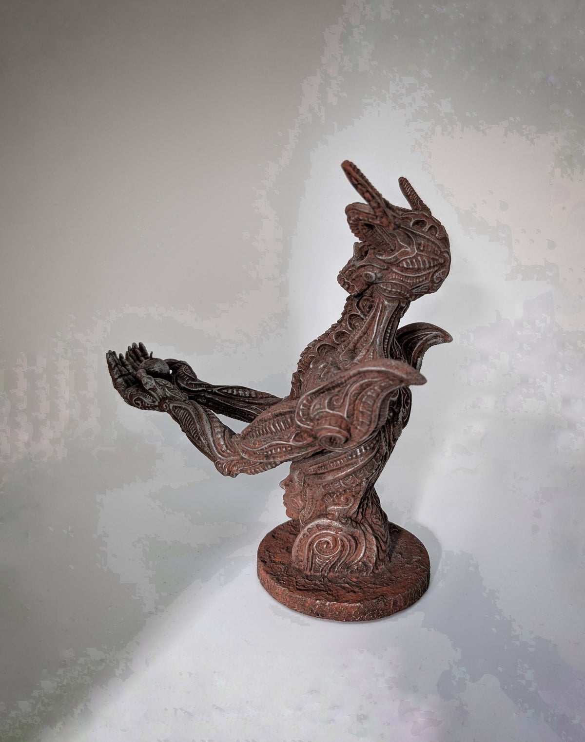 The Gift – Dark Fantasy Figure Hand-Painted Resin Sculpture 9.06 in (23 cm)