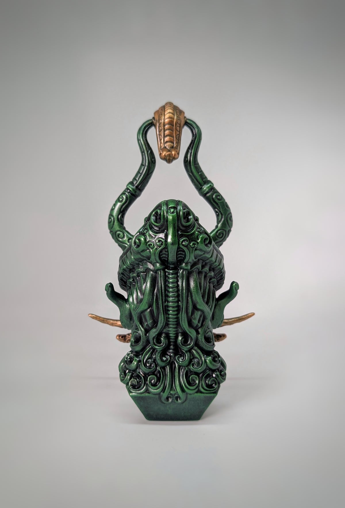 Japanese Mythology Oni Demon – Zane Rogers 3D Printed Resin Figure, Hand-Painted, 7.9 in (20 cm)
