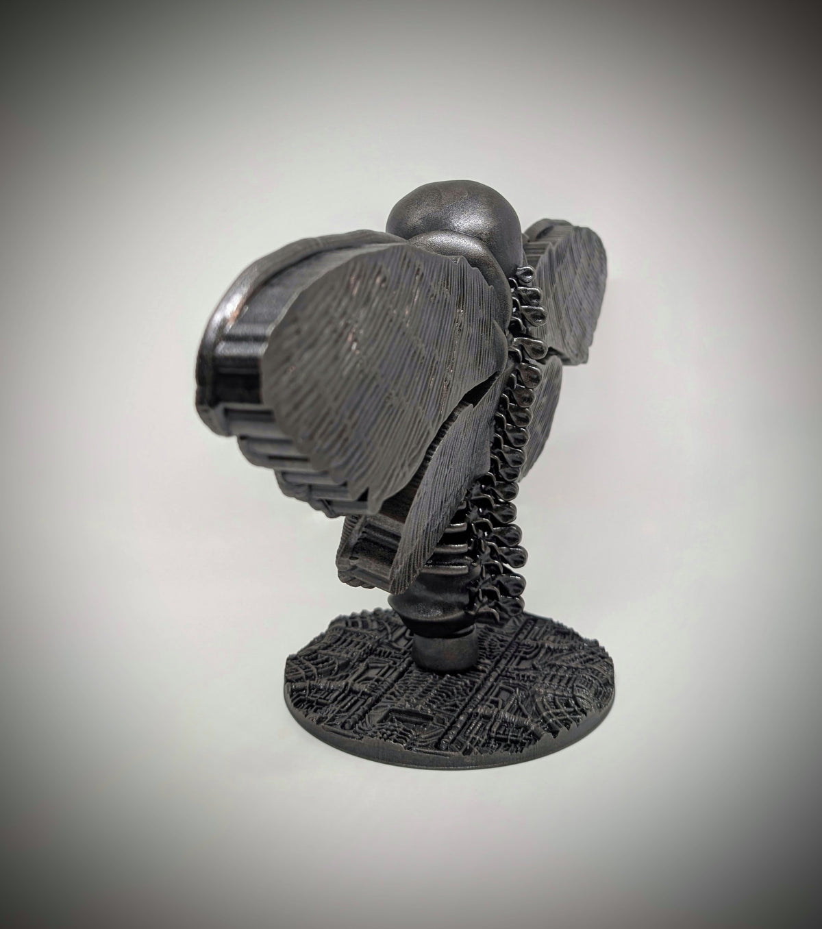 Biomechanical Art – Death Moth Width: 15.3 in (39 cm / 390 mm)
