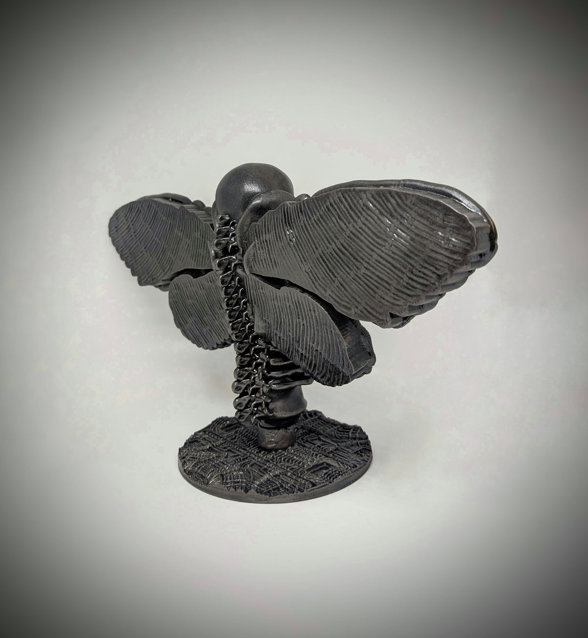 Biomechanical Art – Death Moth Width: 15.3 in (39 cm / 390 mm)