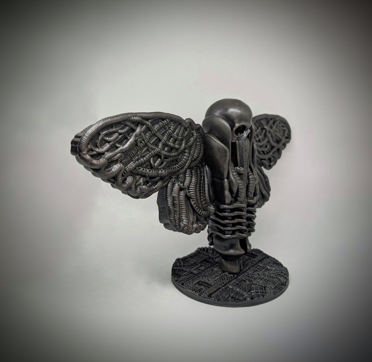 Biomechanical Art – Death Moth Width: 15.3 in (39 cm / 390 mm)