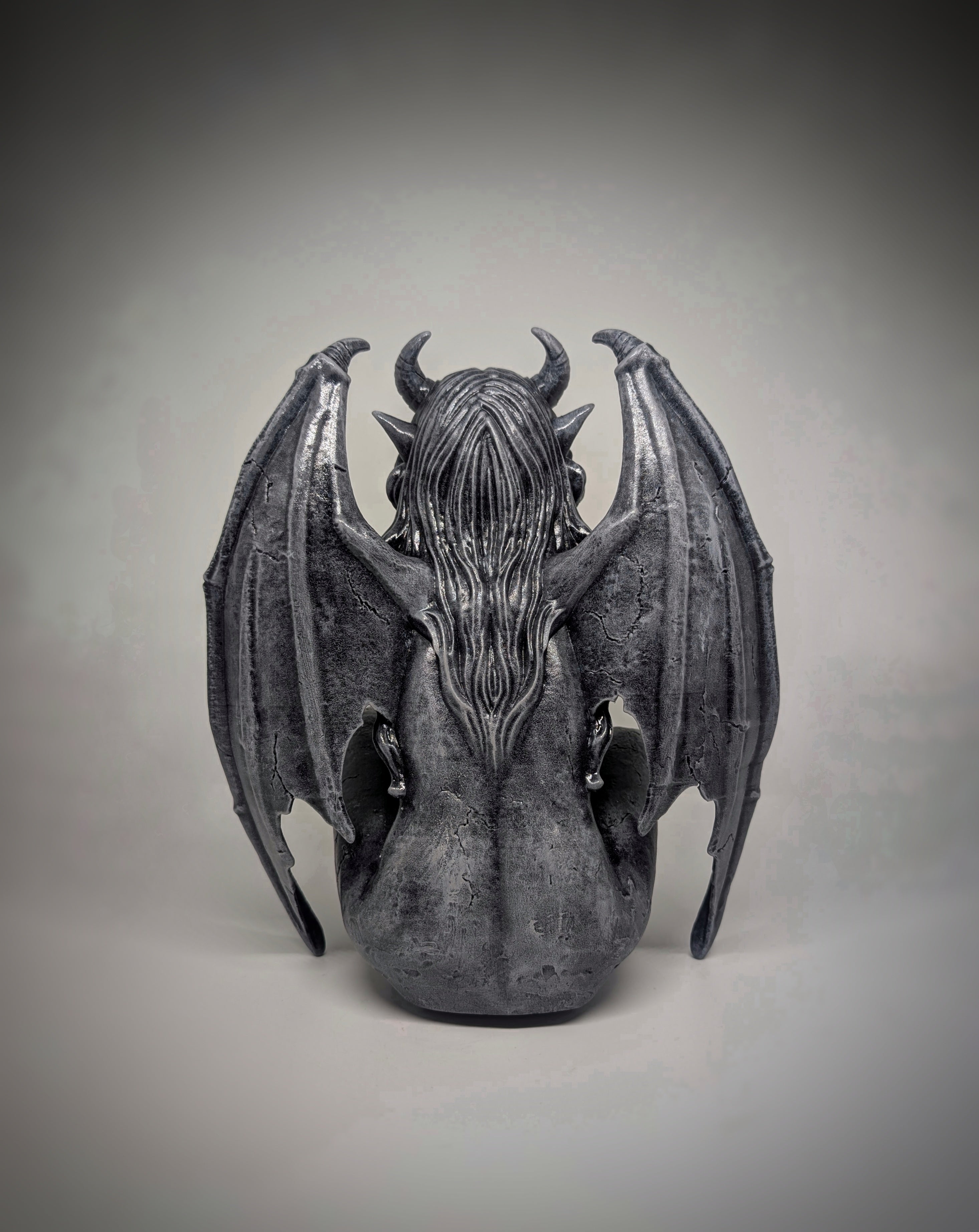 Gargoyle Shelf Decor Resin 3D Sculpture 10.24in (26 cm) Gothic Statue