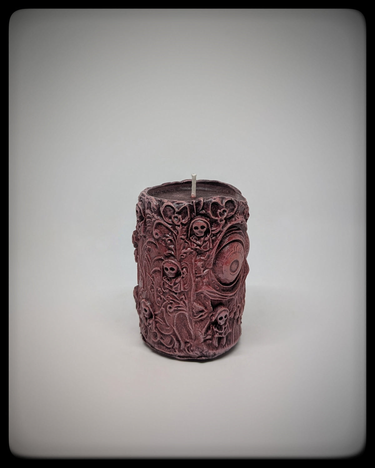 Halloween Scented Candle Handmade 3.35 in (8.5 cm) – Gothic Home Decor