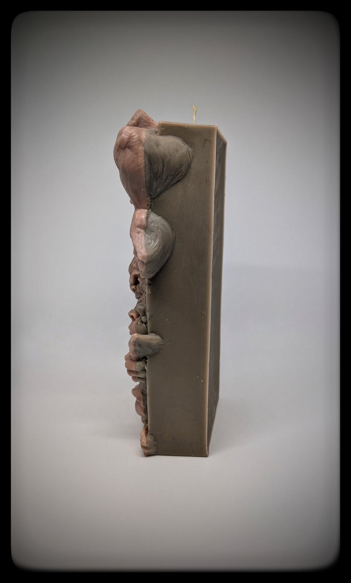 Escape of the Gargoyles Scented Handmade Candle Height: 8.5 in (21.5 cm)