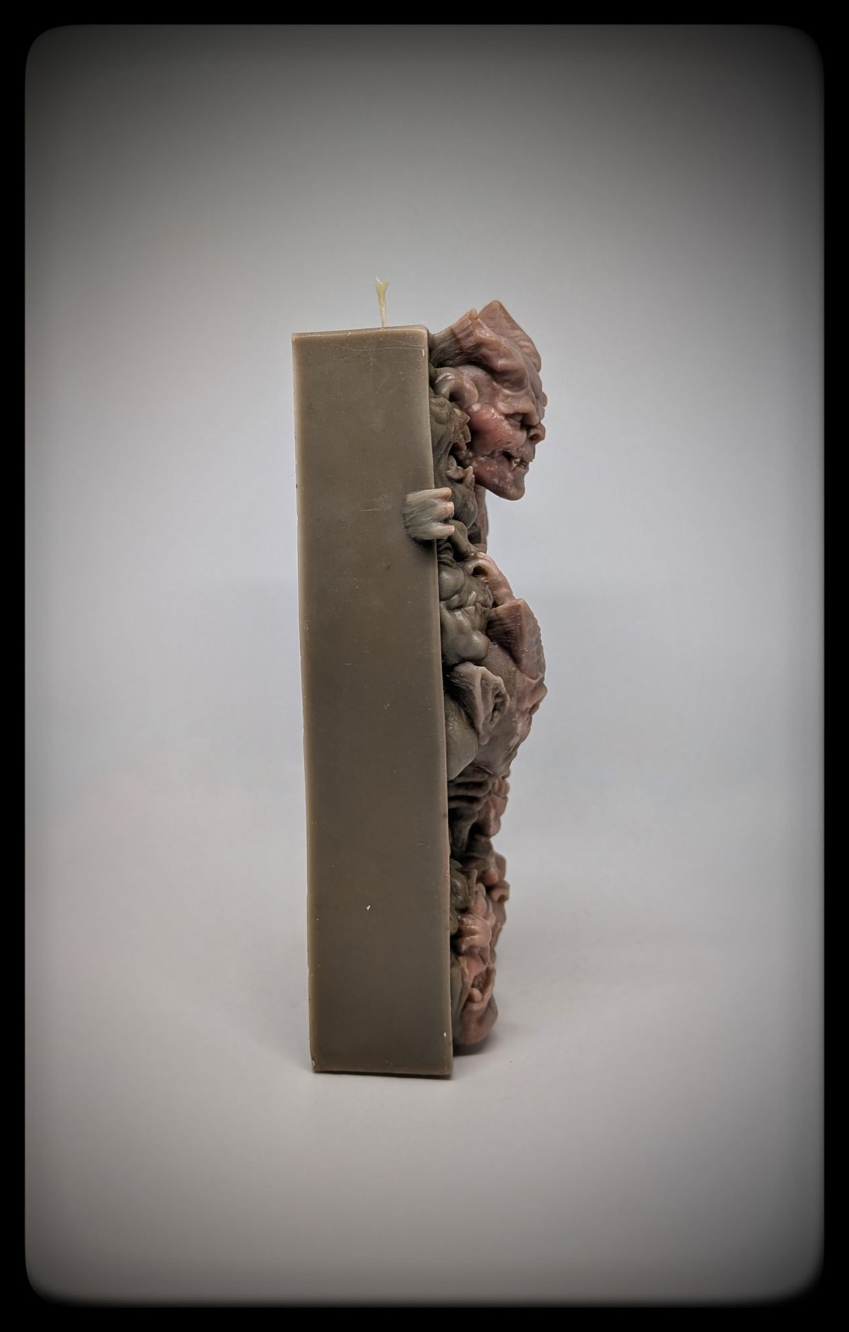 Escape of the Gargoyles Scented Handmade Candle Height: 8.5 in (21.5 cm)