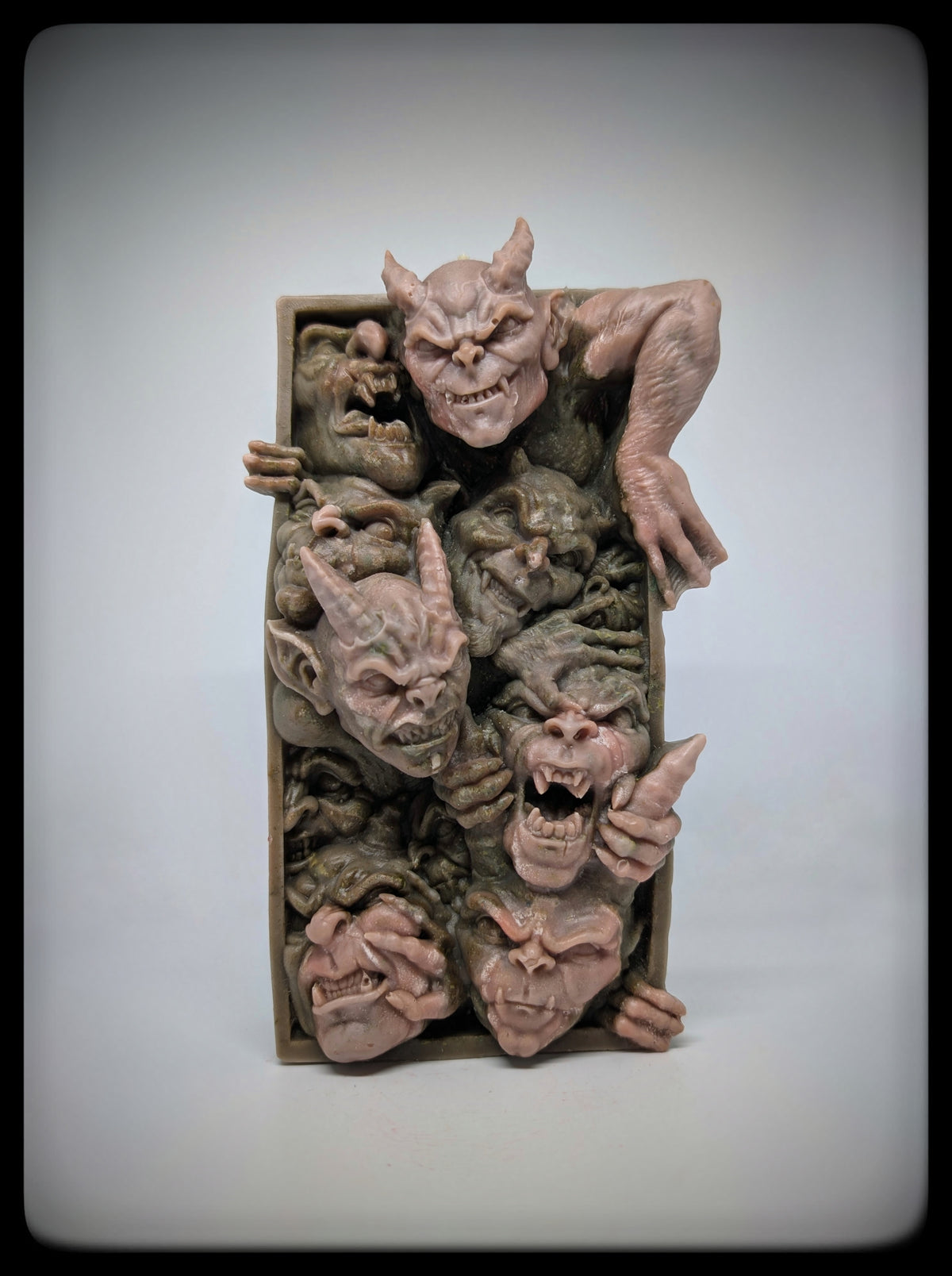 Escape of the Gargoyles Scented Handmade Candle Height: 8.5 in (21.5 cm)