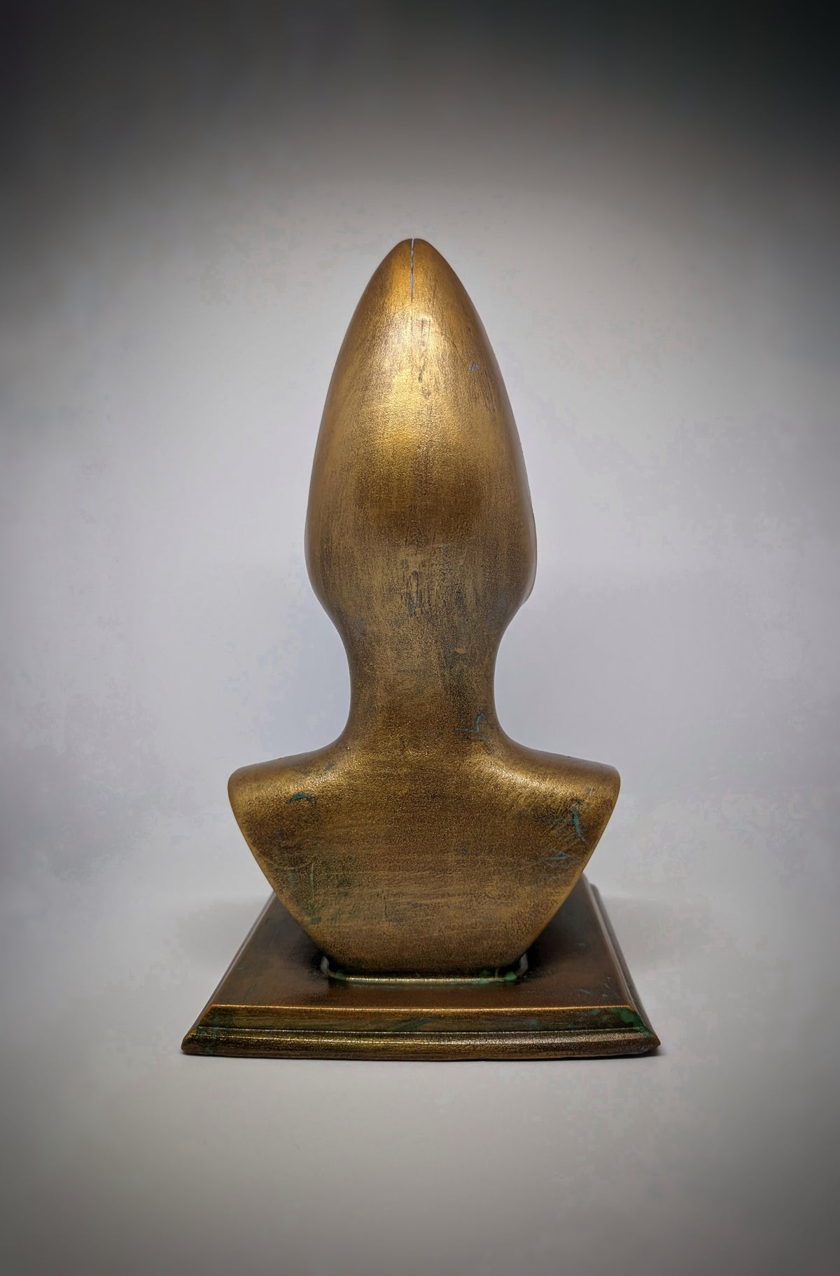 Ancient Alien Bust 3D Resin Sculpture ABS-Like – 10.4" (26.5 cm) Sci-Fi Decor