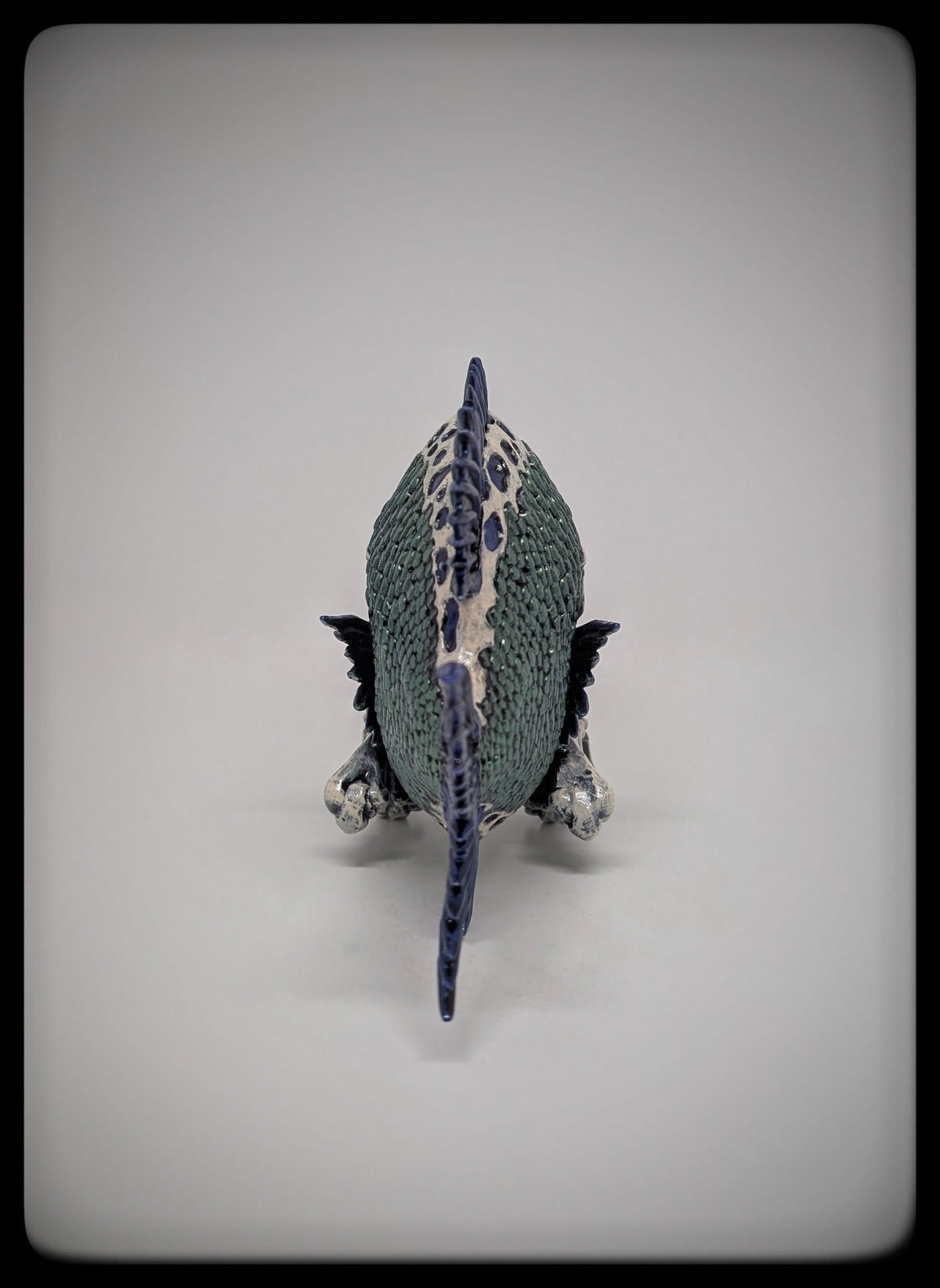 Inspired by Gerald Brom - Fish Monster Resin 3D Sculpture / Length: 7.68 in (19.5 cm)