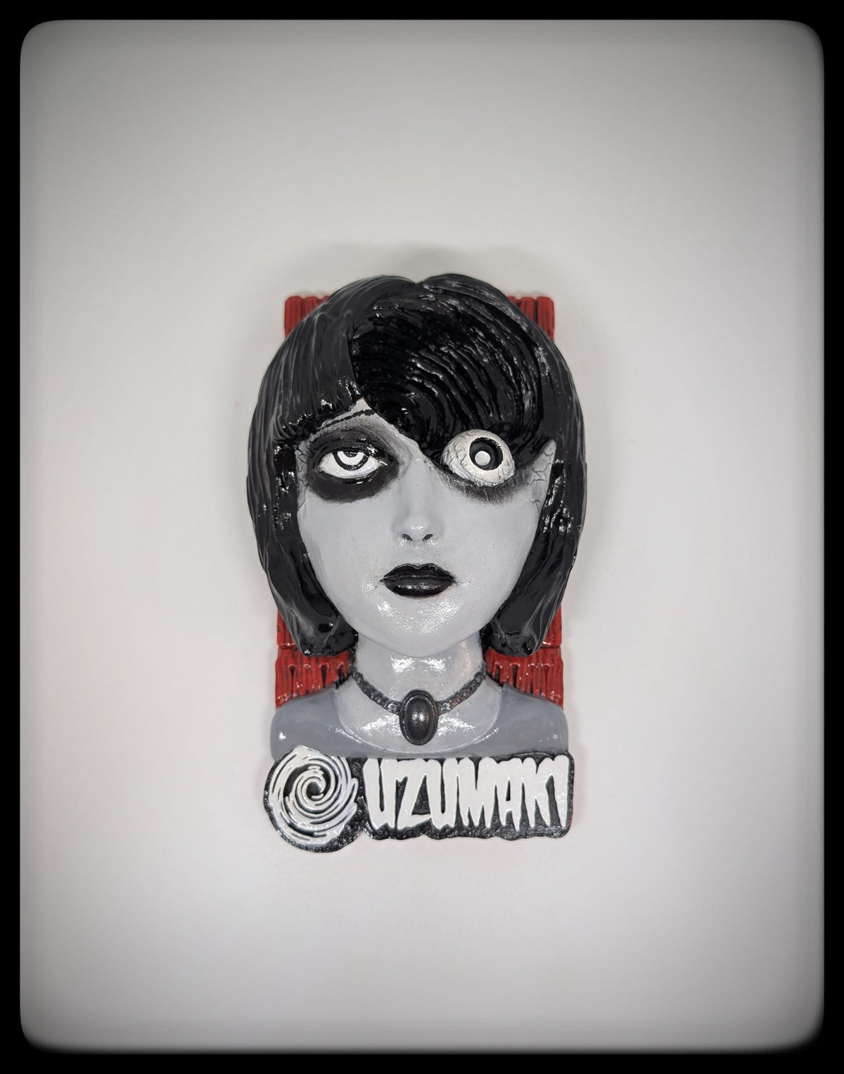 Inspired by Uzumaki Magnet 6.9 in (17.5 cm) 3D Resin Sculpture