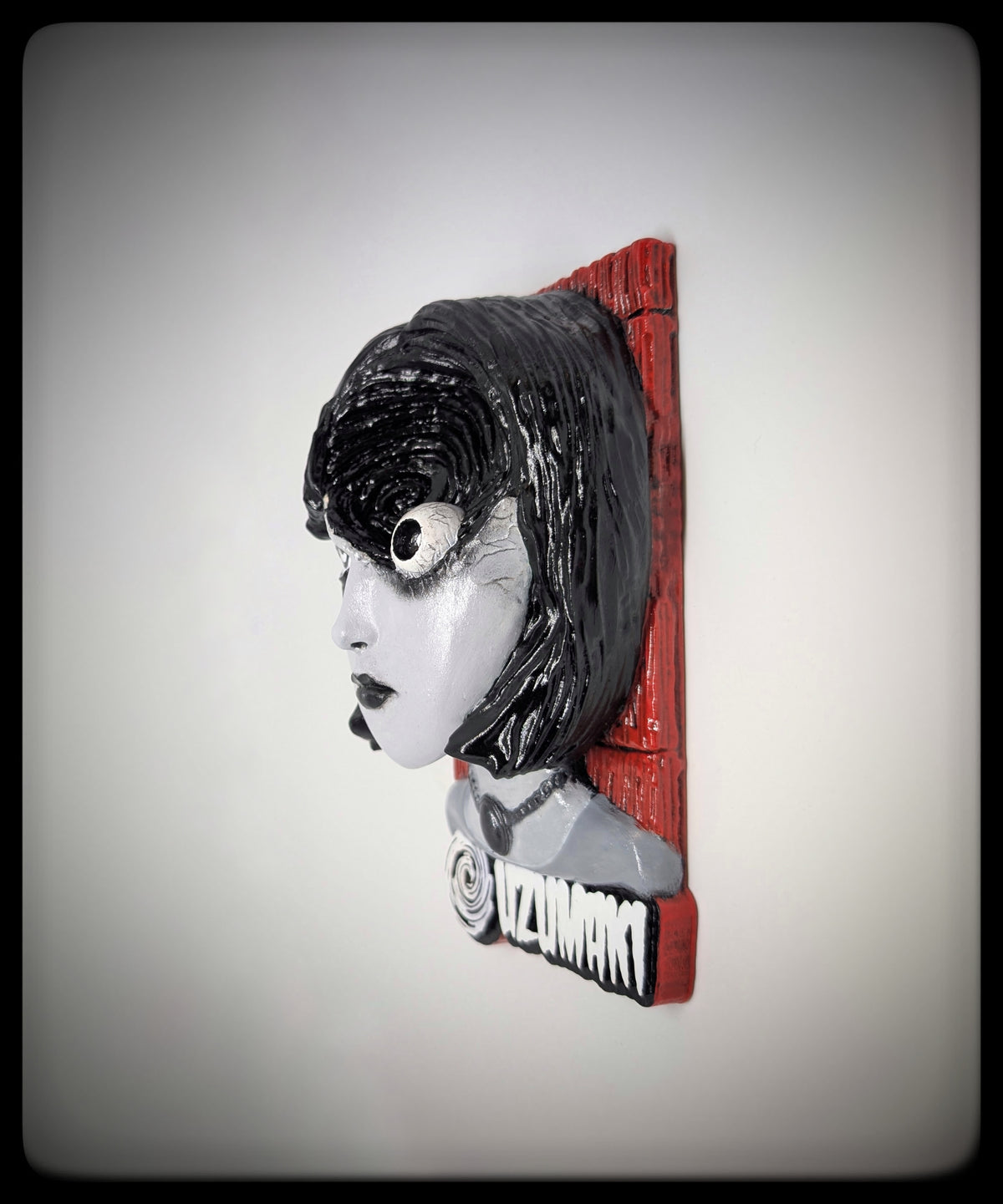 Inspired by Uzumaki Magnet 6.9 in (17.5 cm) 3D Resin Sculpture