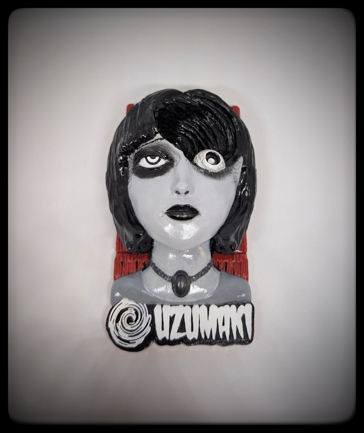 Inspired by Uzumaki Magnet 6.9 in (17.5 cm) 3D Resin Sculpture