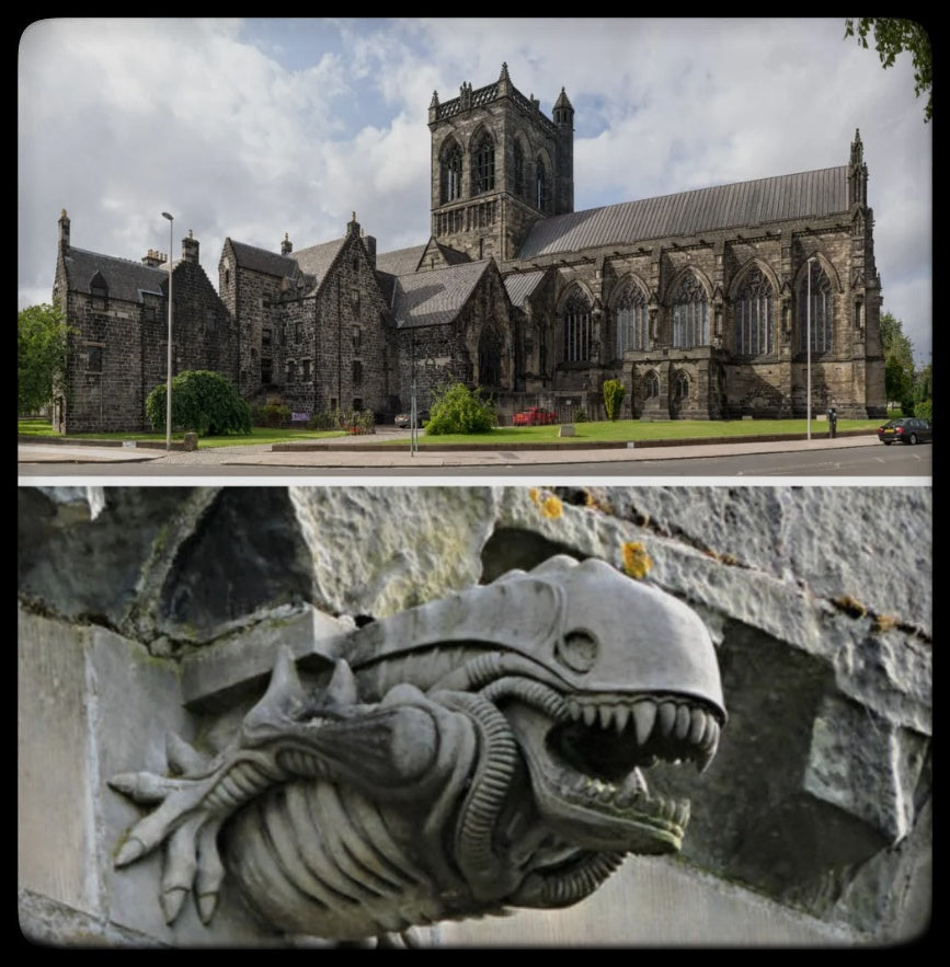 The Alien Gargoyle of Paisley Abbey Resin Sculpture 10.4 in (26.5 cm)