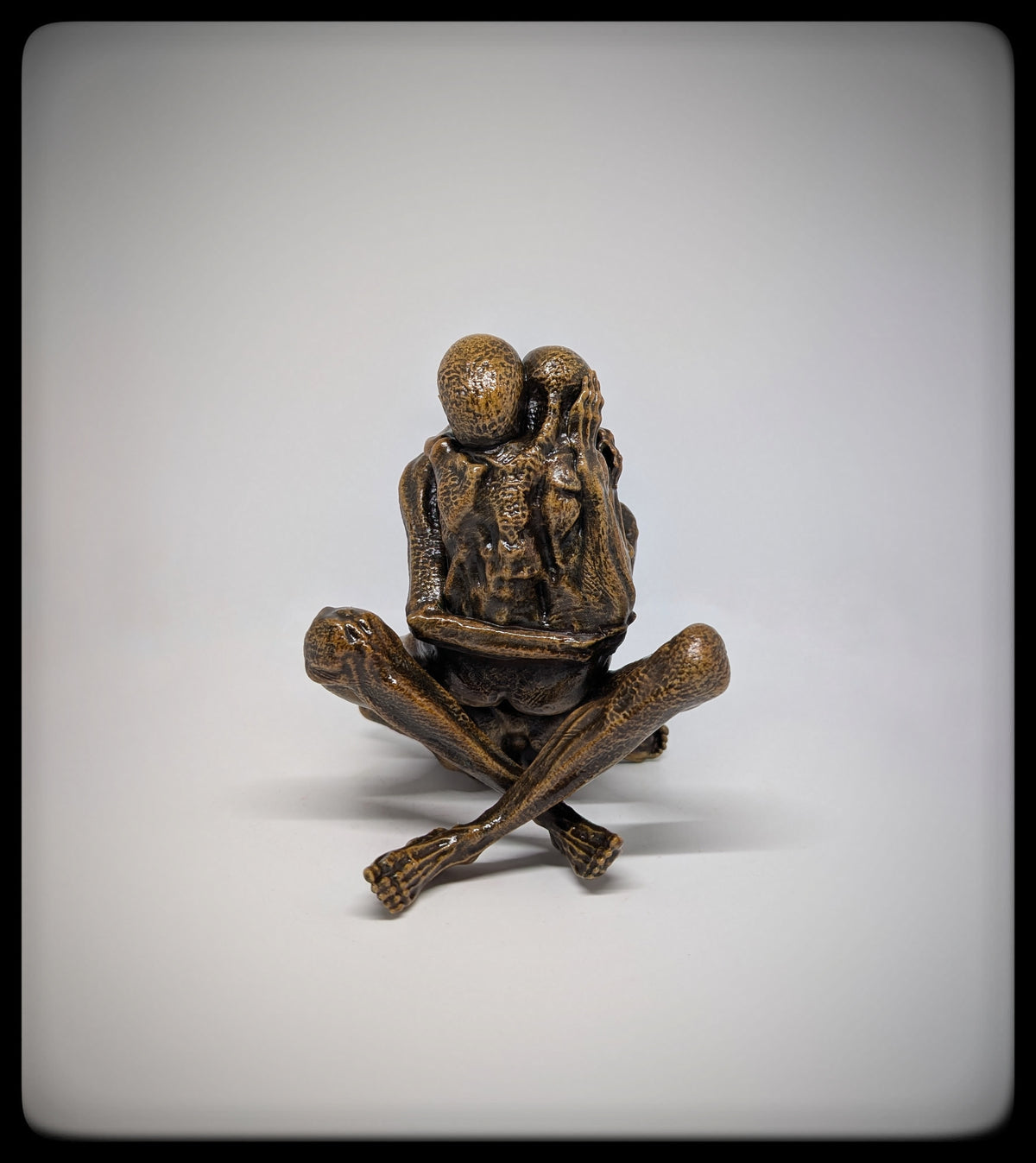 Inspired by Z.B. – The Embrace – 3D Resin Sculpture Height 5.9 in (15 cm)
