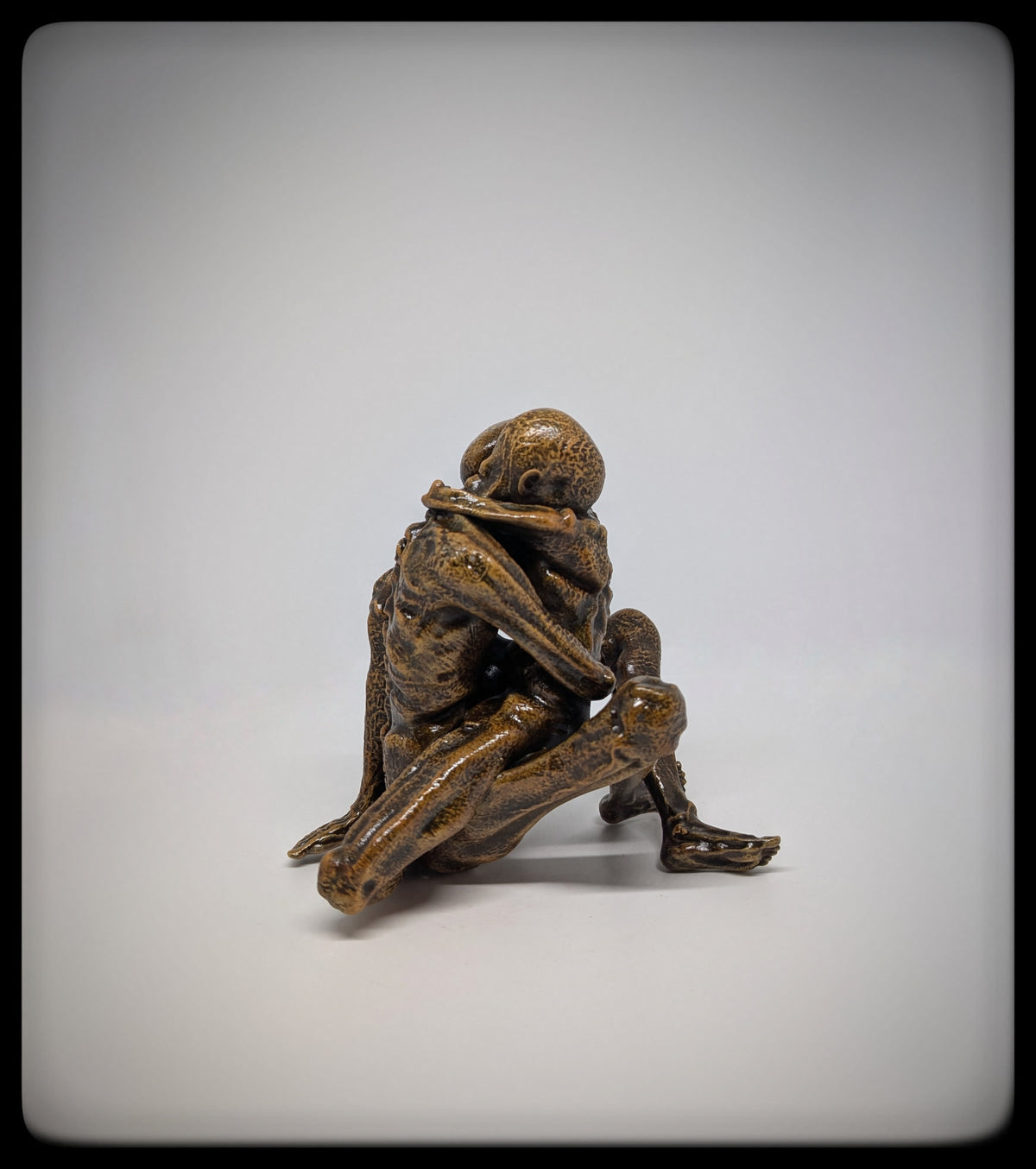 Inspired by Z.B. – The Embrace – 3D Resin Sculpture Height 5.9 in (15 cm)