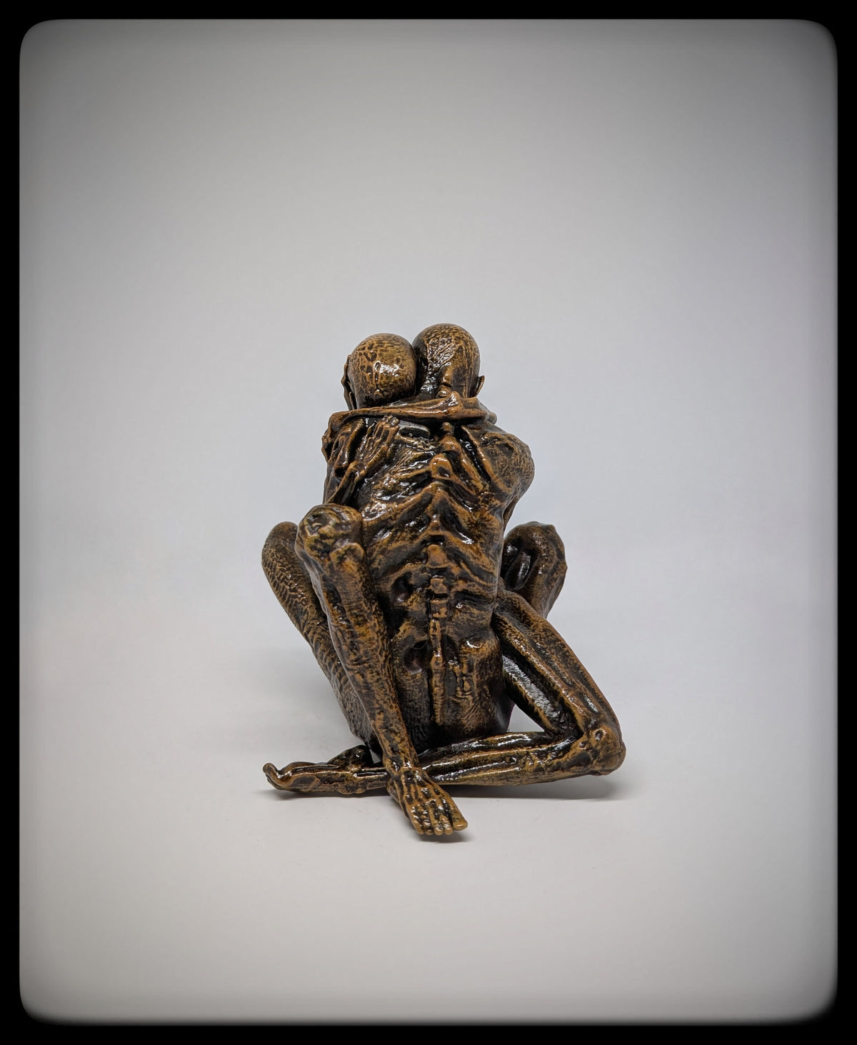 Inspired by Z.B. – The Embrace – 3D Resin Sculpture Height 5.9 in (15 cm)