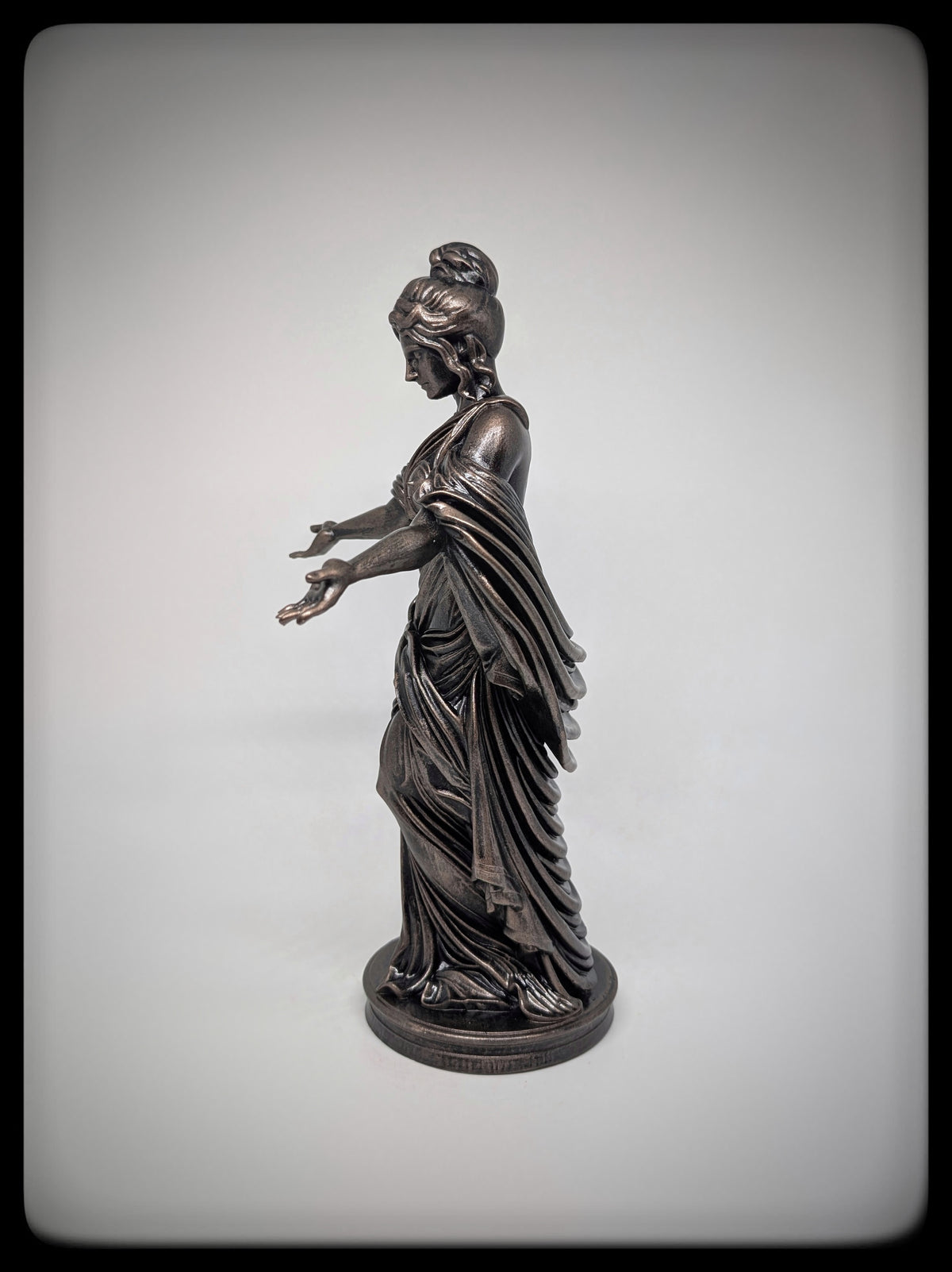 Greek Mythology Art Persephone Resin Sculpture Hand-Painted 11.02 in (28 cm)