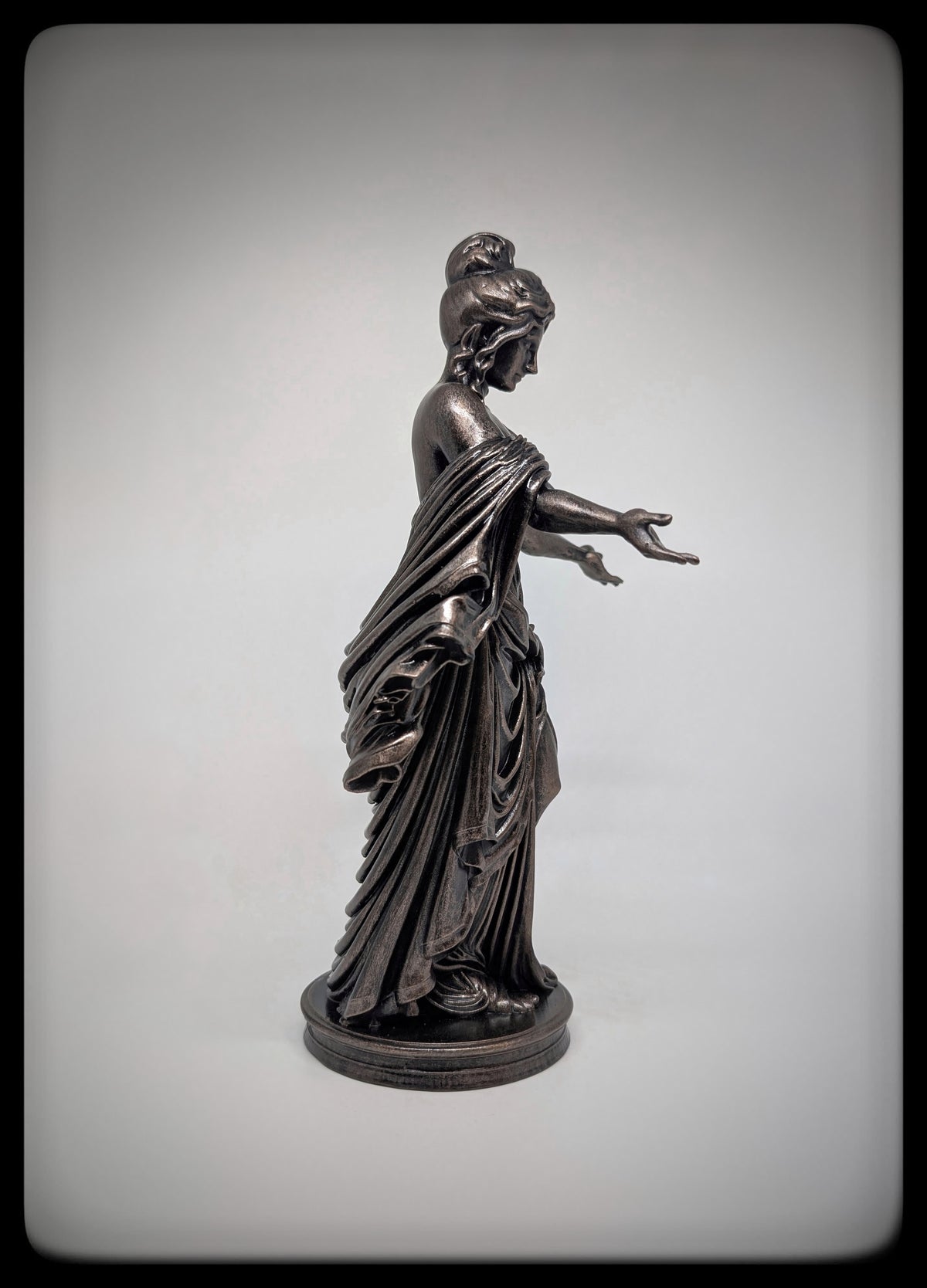 Greek Mythology Art Persephone Resin Sculpture Hand-Painted 11.02 in (28 cm)
