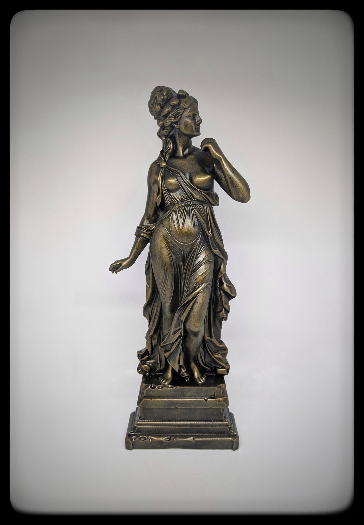 Greek Mythology Aphrodite Hand-Painted Resin Statue 14.8" (37.5 cm) Tall