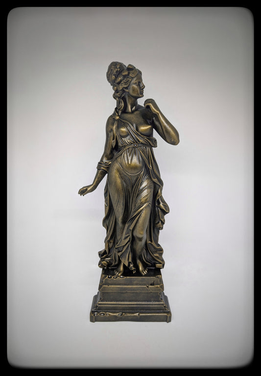 Greek Mythology Aphrodite Hand-Painted Resin Statue 14.8" (37.5 cm) Tall