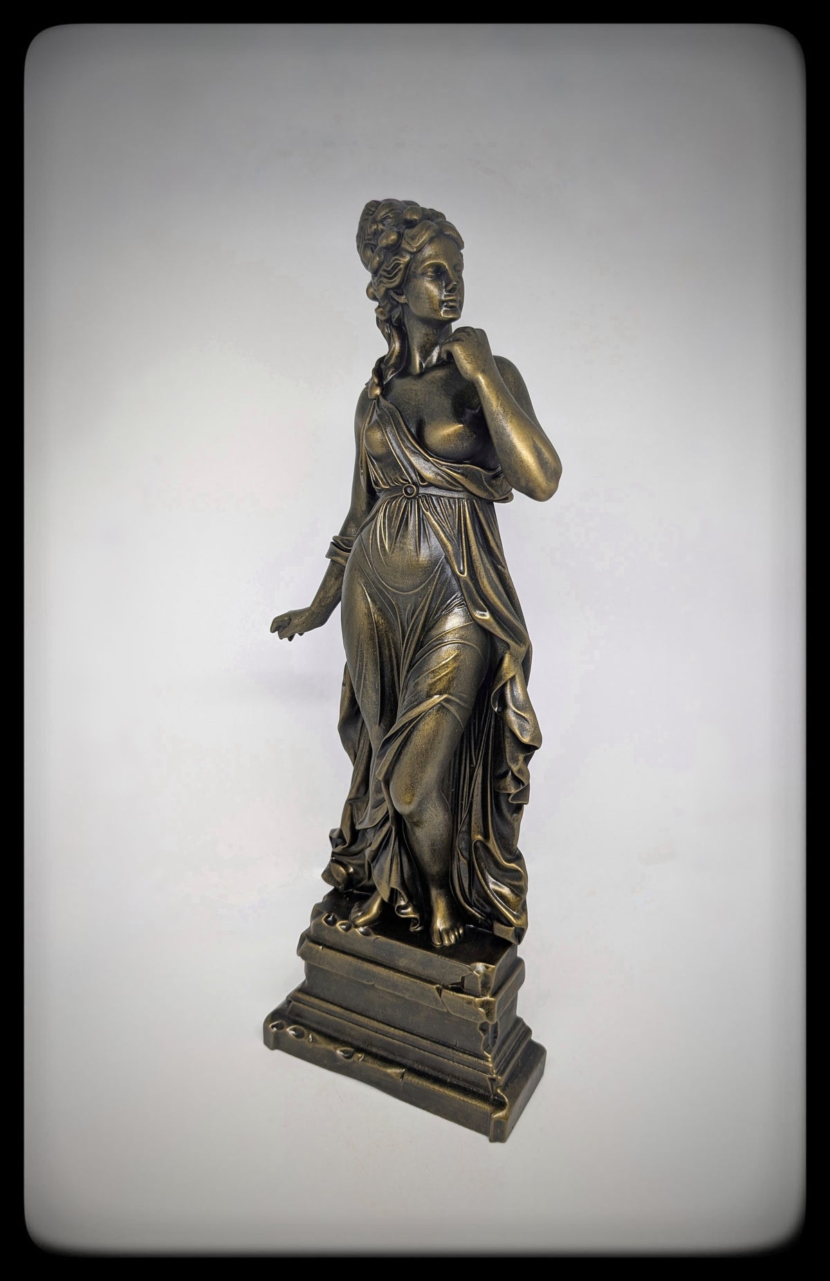 Greek Mythology Aphrodite Hand-Painted Resin Statue 14.8" (37.5 cm) Tall
