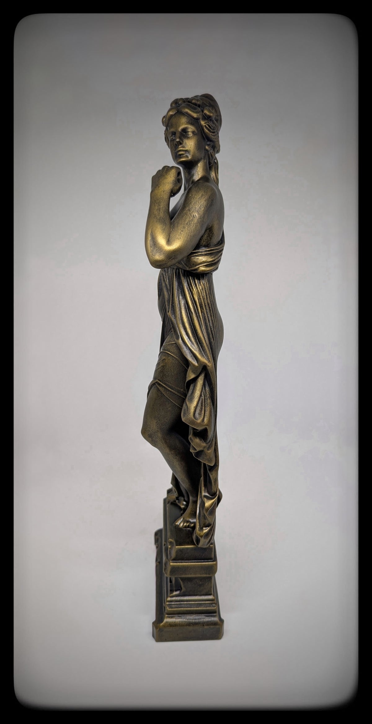 Greek Mythology Aphrodite Hand-Painted Resin Statue 14.8" (37.5 cm) Tall