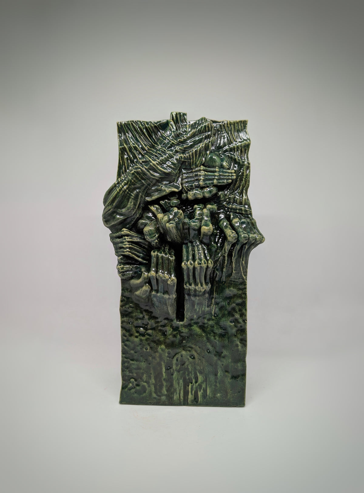 Inspired by Z.B. Hand-Painted Resin Sculpture 9.25 in (23.5 cm) Height