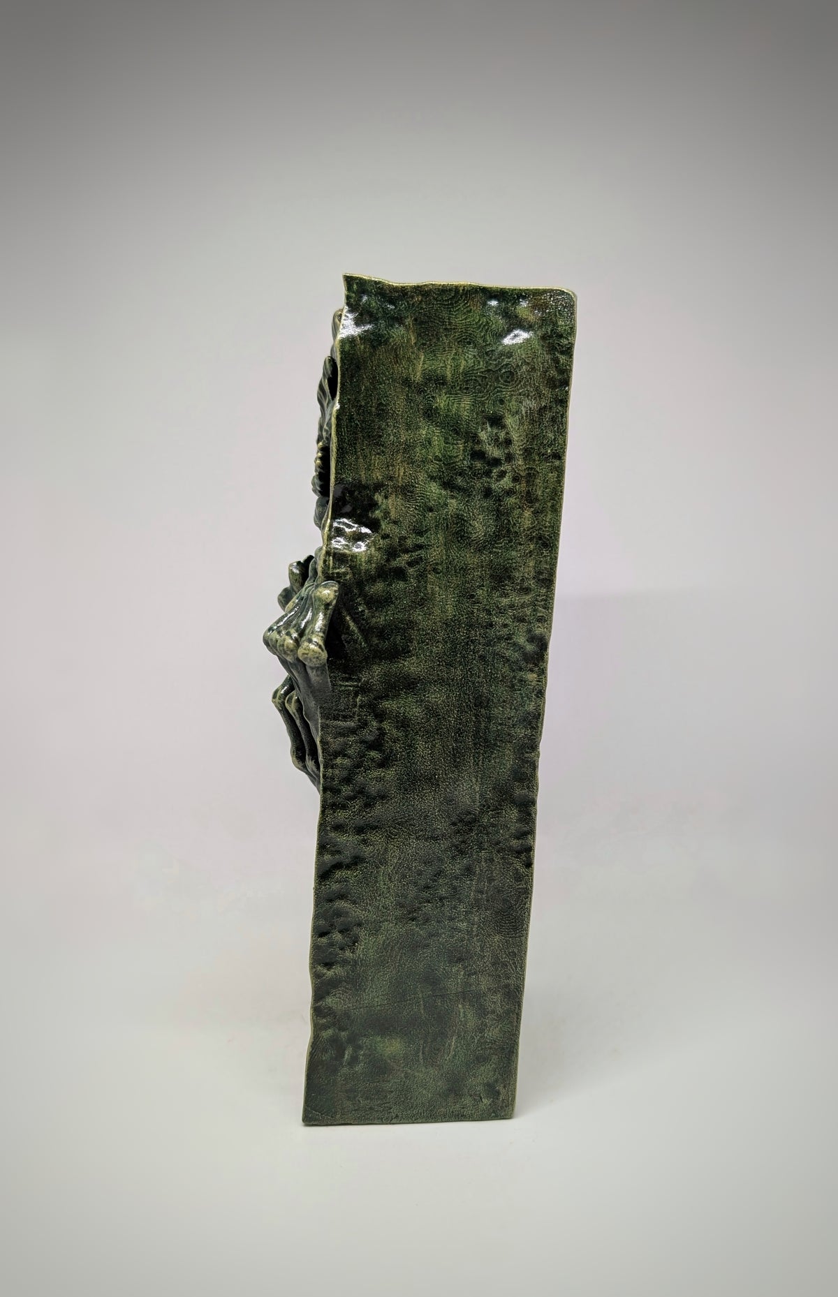 Inspired by Z.B. Hand-Painted Resin Sculpture 9.25 in (23.5 cm) Height