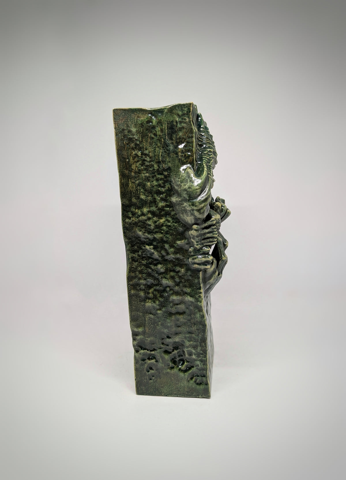 Inspired by Z.B. Hand-Painted Resin Sculpture 9.25 in (23.5 cm) Height