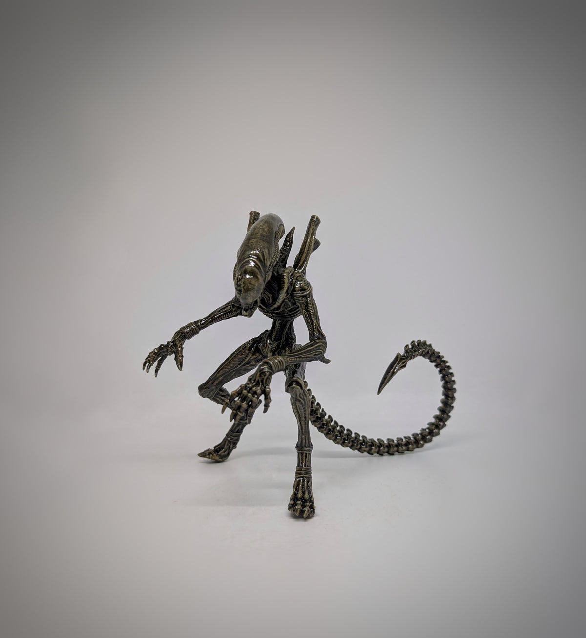 Alien Xenomorph 5.9" (15 cm) 3D Resin Figurine Biomechanical Dark Art