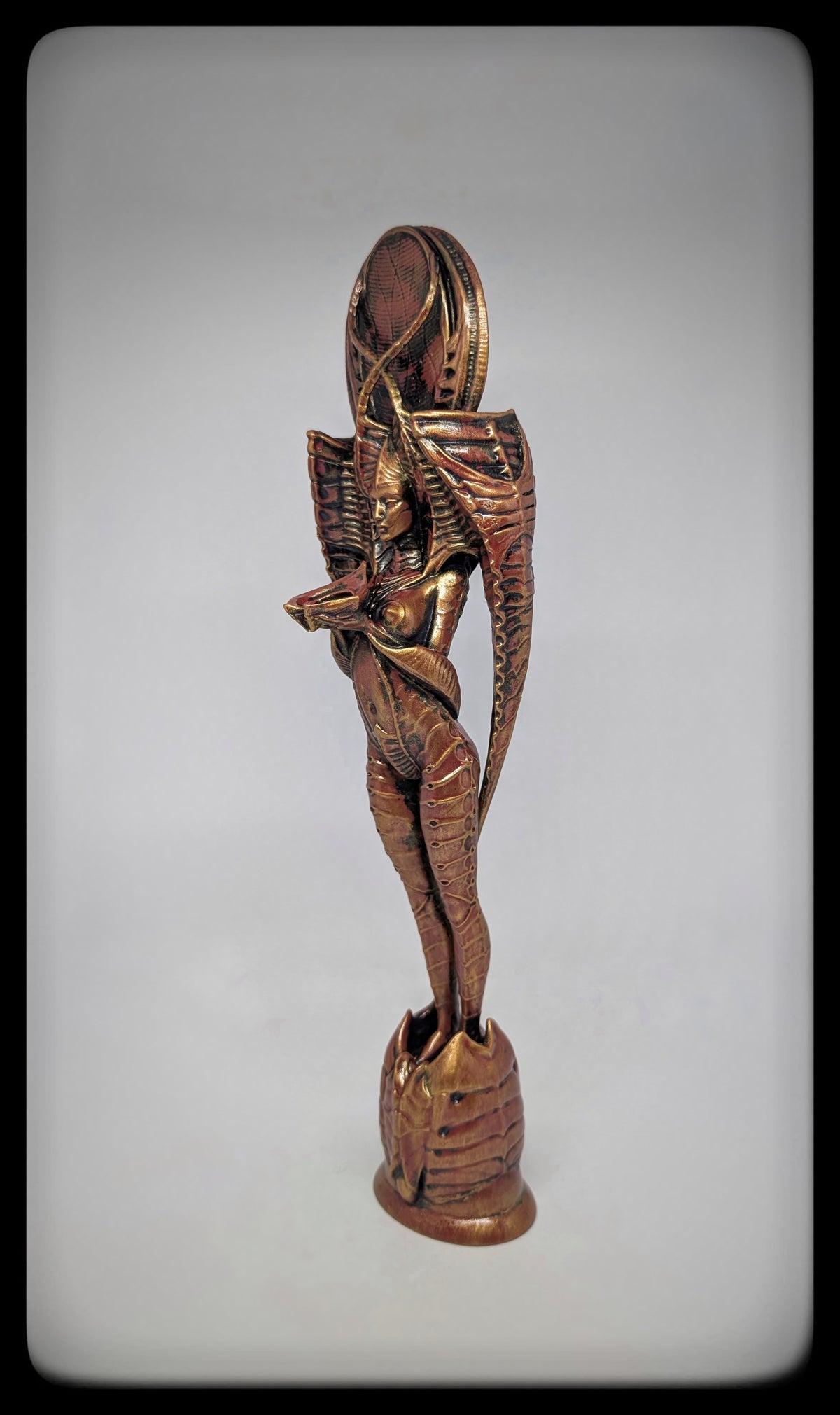 Goddess Statue Dark Art Occult Resin Sculpture Hand-Painted 13.78" (35 cm)