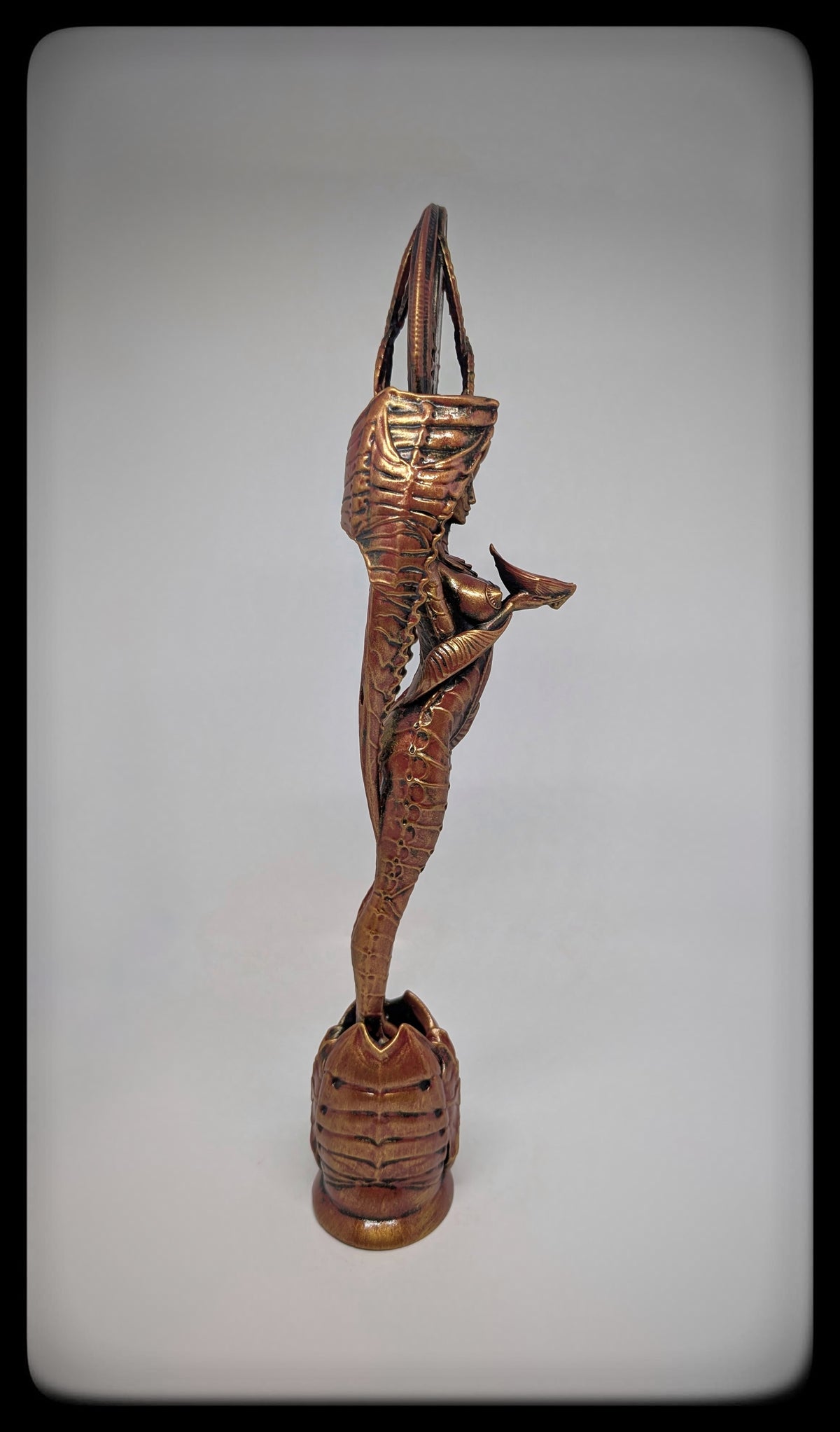 Goddess Statue Dark Art Occult Resin Sculpture Hand-Painted 13.78" (35 cm)