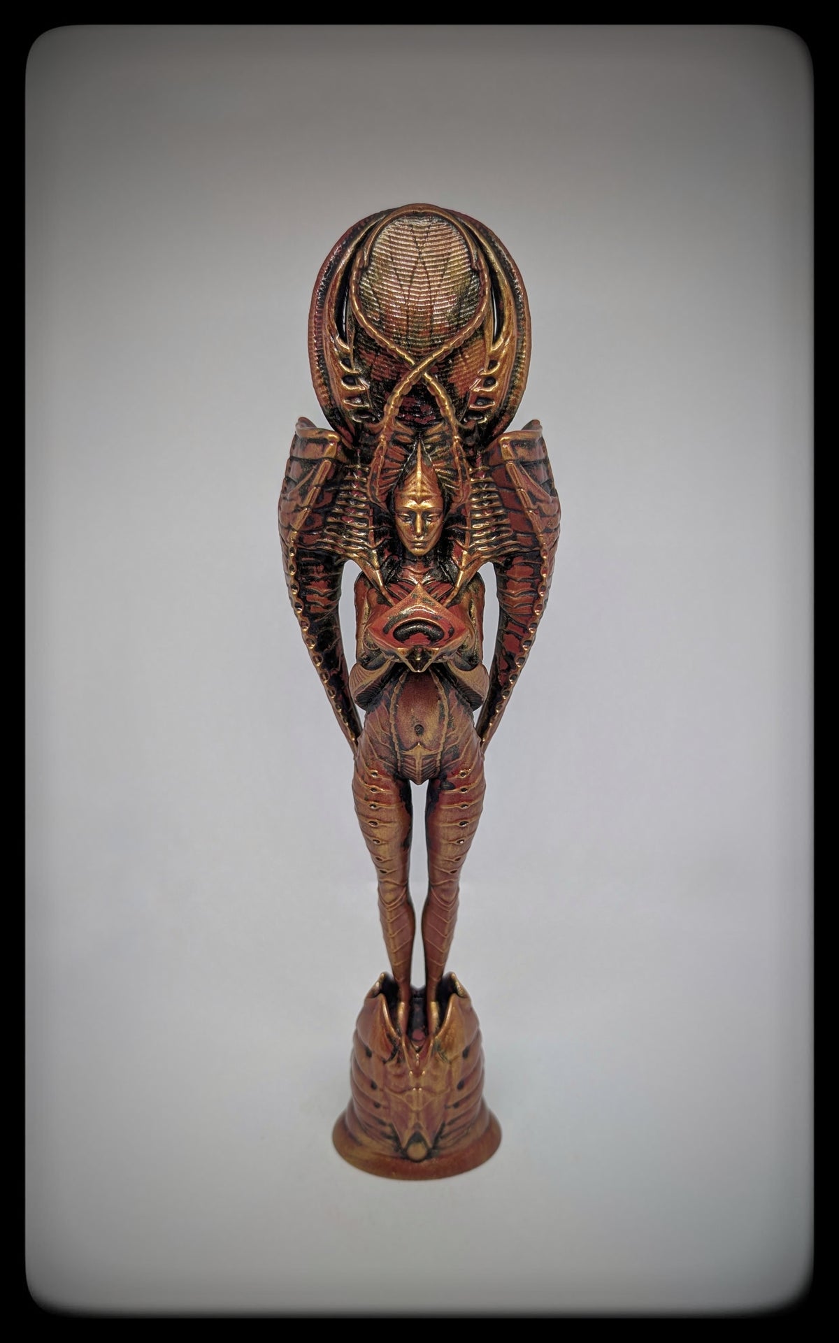 Goddess Statue Dark Art Occult Resin Sculpture Hand-Painted 13.78" (35 cm)