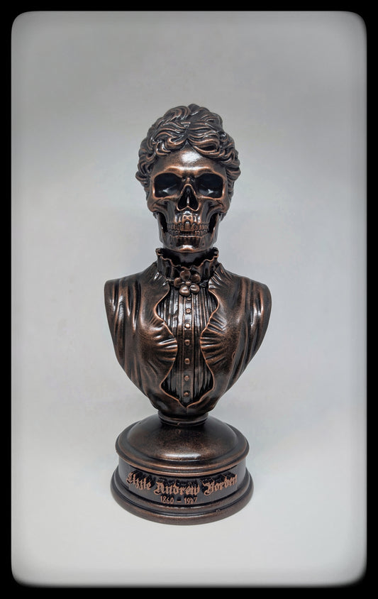 Lizzie Andrew Borden 3D Resin Sculpture Hand Painted 13.4" (34 cm) Tall Dark Art