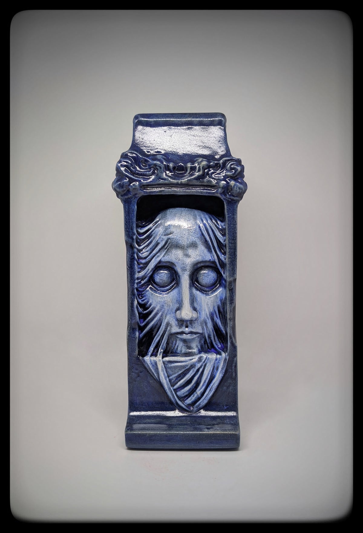 Inspired by Zdzisław Beksiński 3D Resin Sculpture Hand-Painted 10.6" (27 cm) Dark Art