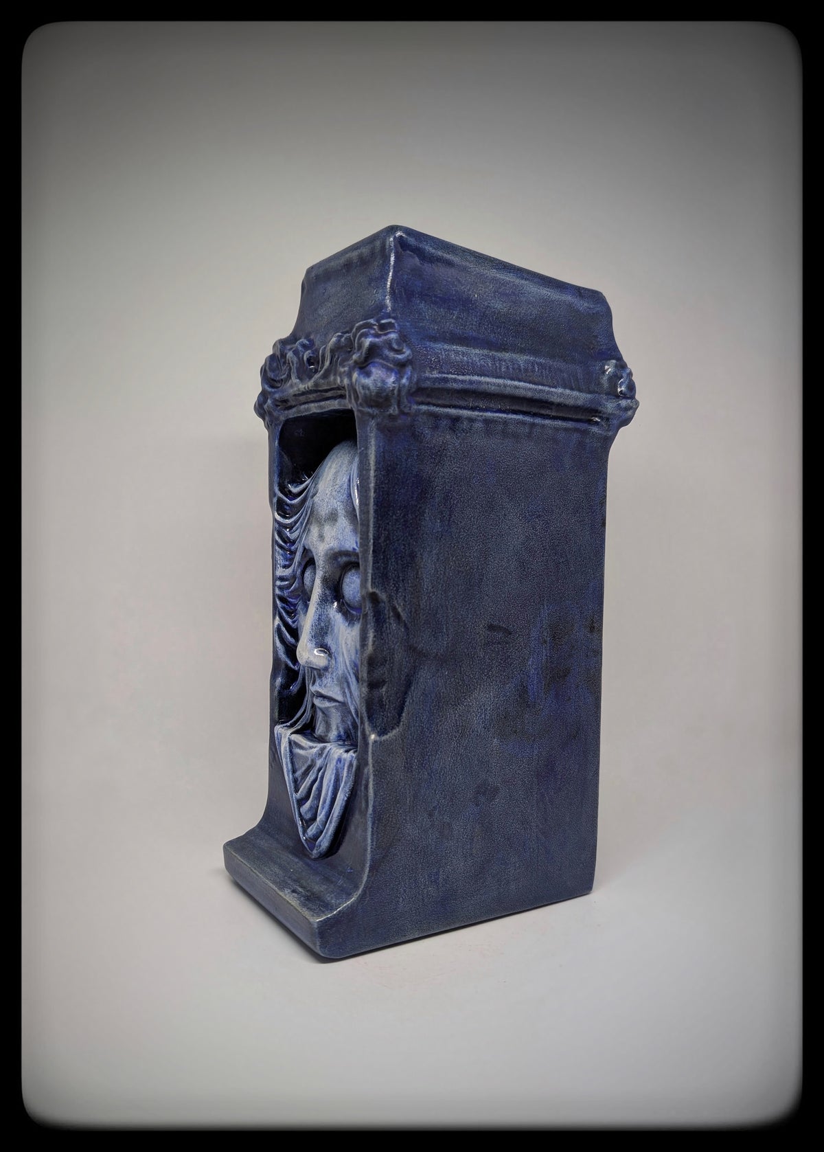Inspired by Zdzisław Beksiński 3D Resin Sculpture Hand-Painted 10.6" (27 cm) Dark Art