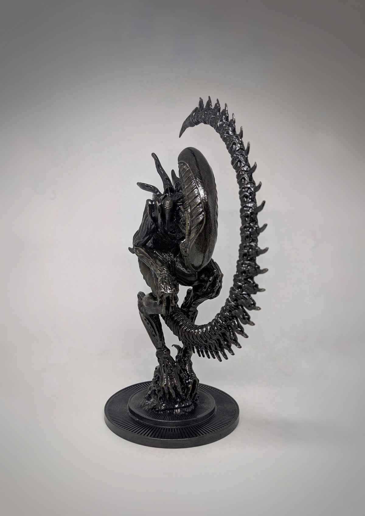 Alien Xenomorph Birth 3D Printed Resin Figure Hand-Painted 12.2" (31cm) Sci-Fi Art